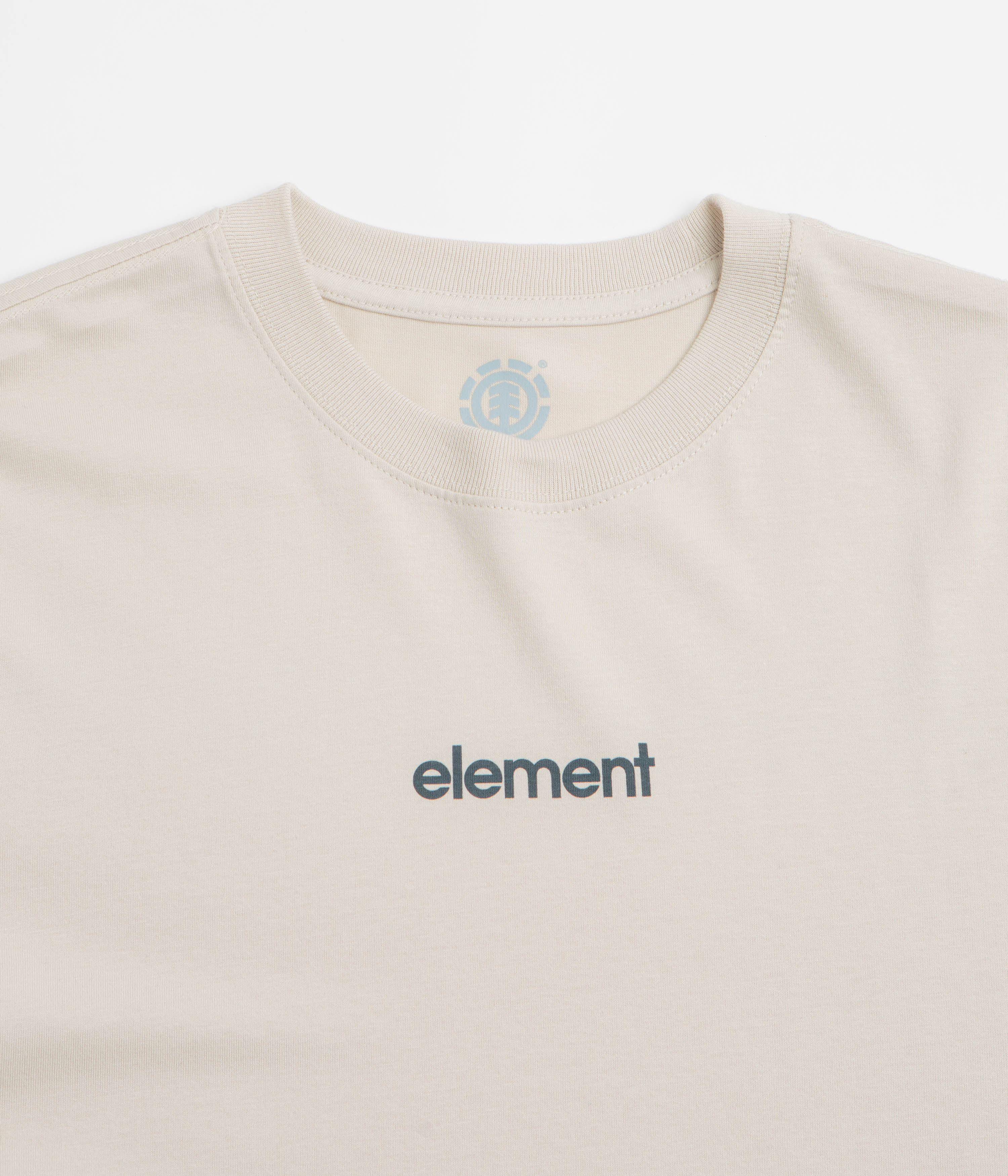 Element Lowcase Back Print T-Shirt - Oat Milk - Image 3