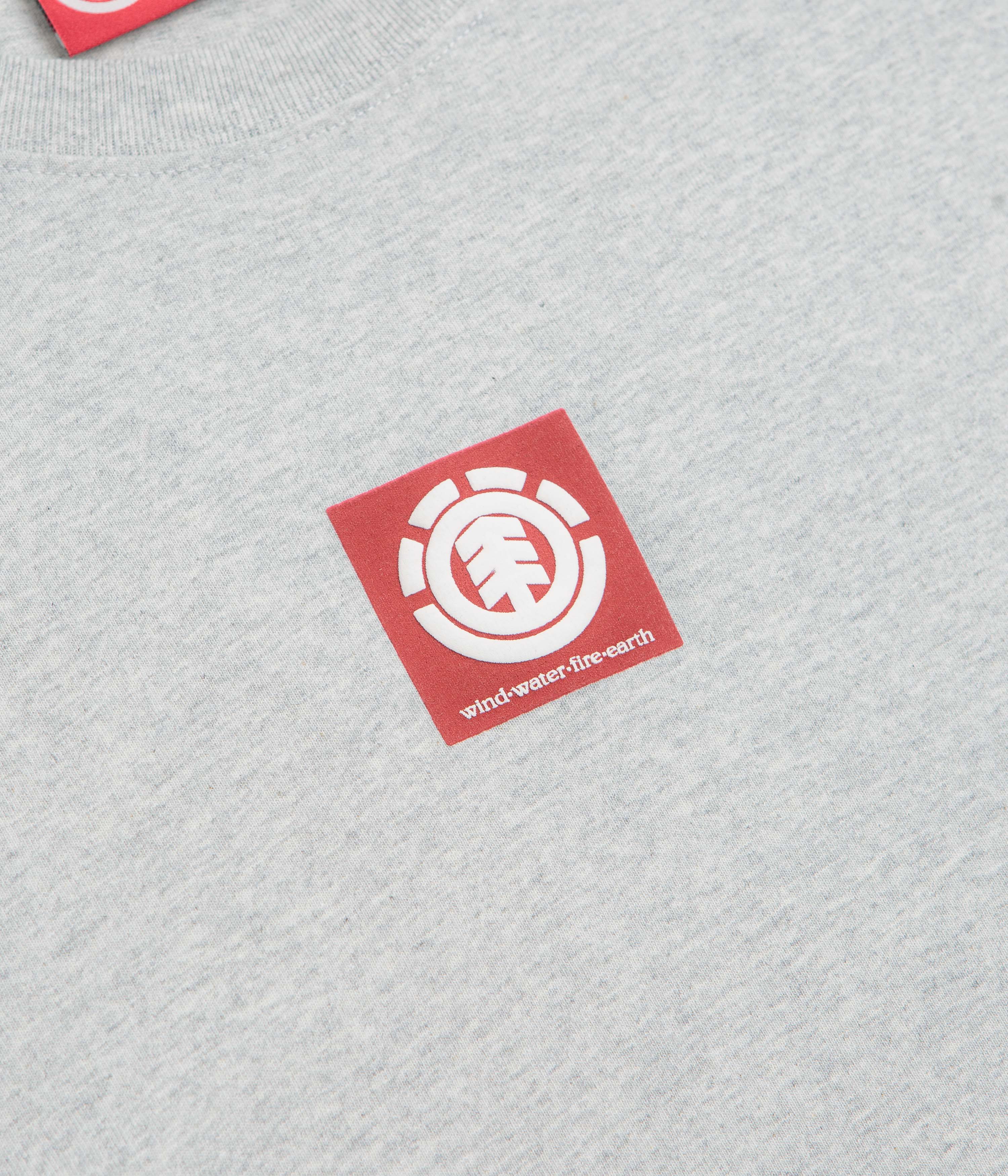 Element Square Logo T-Shirt - Mid Grey Heather - Image 3