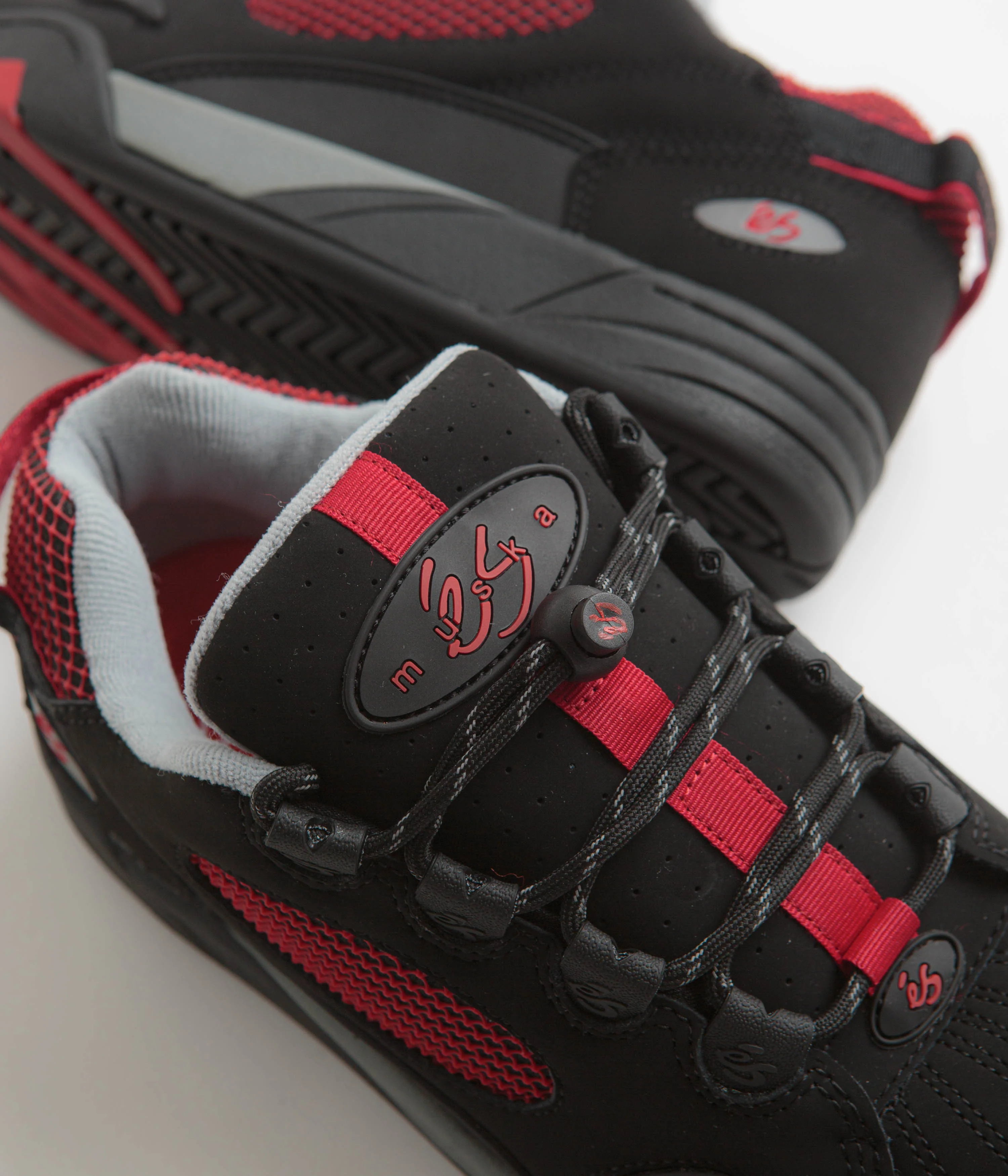 eS Muska Shoes - Black / Red - Image 3