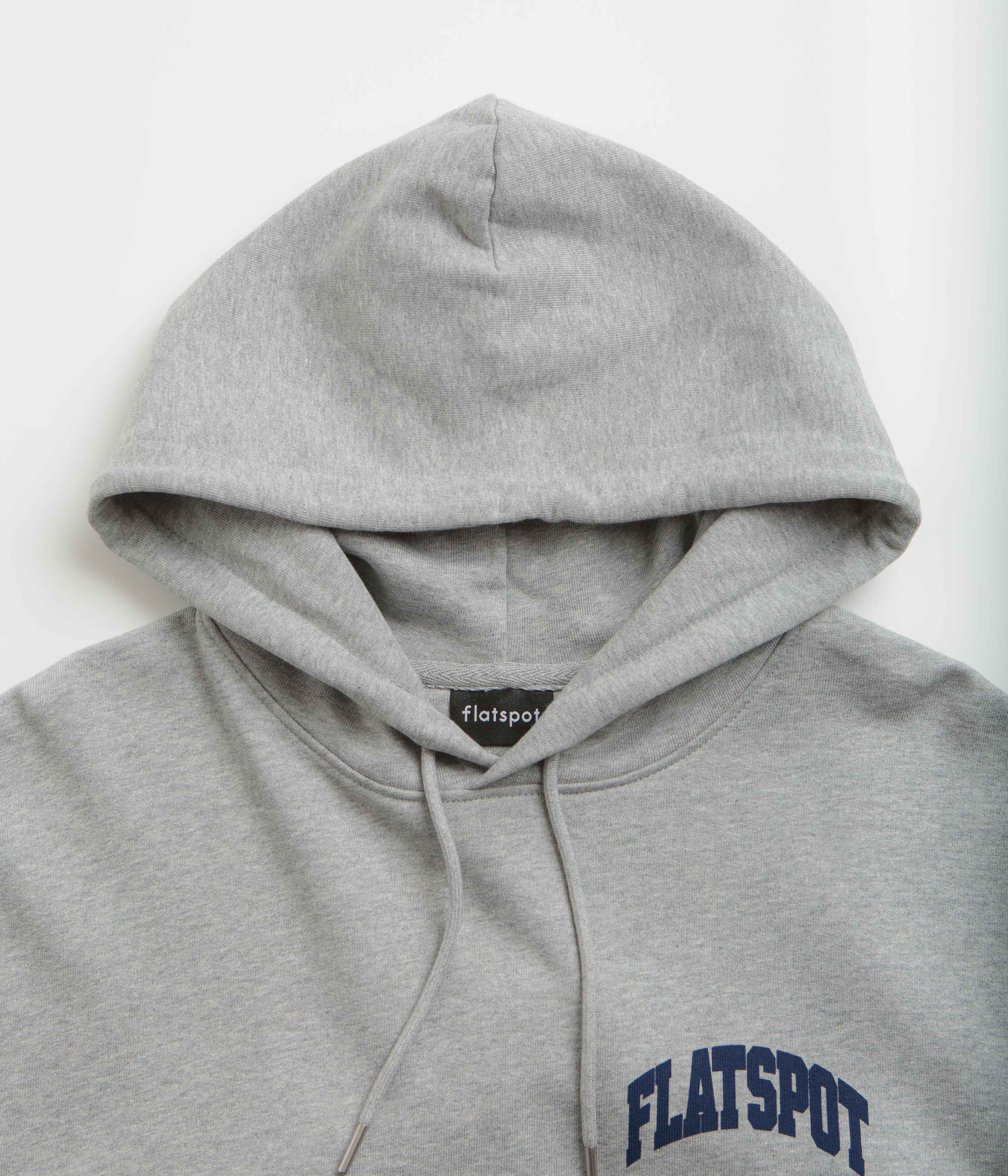 flatspot Collegiate Hoodie - Heather Grey - Image 2
