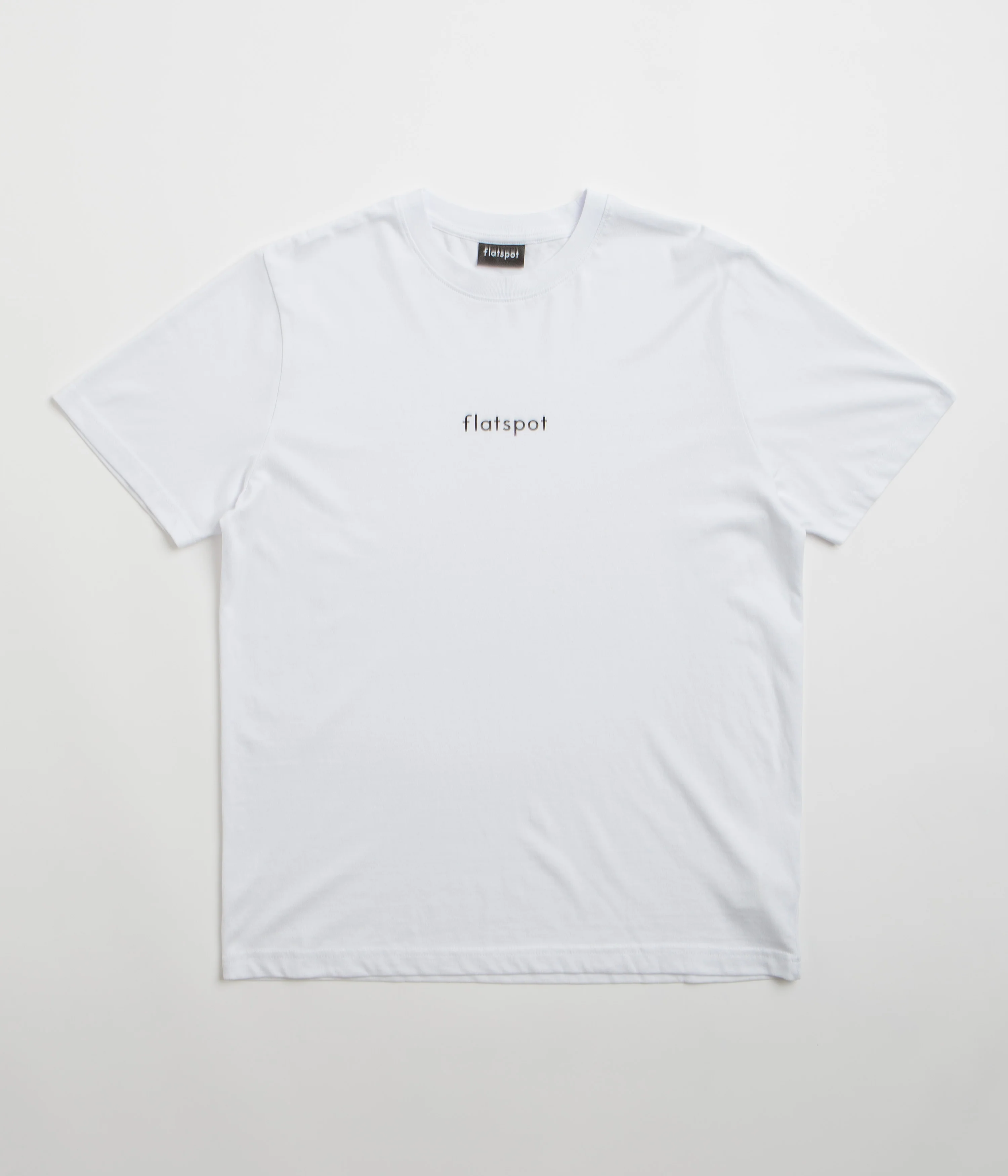 flatspot Lowercase Logo T-Shirt - White