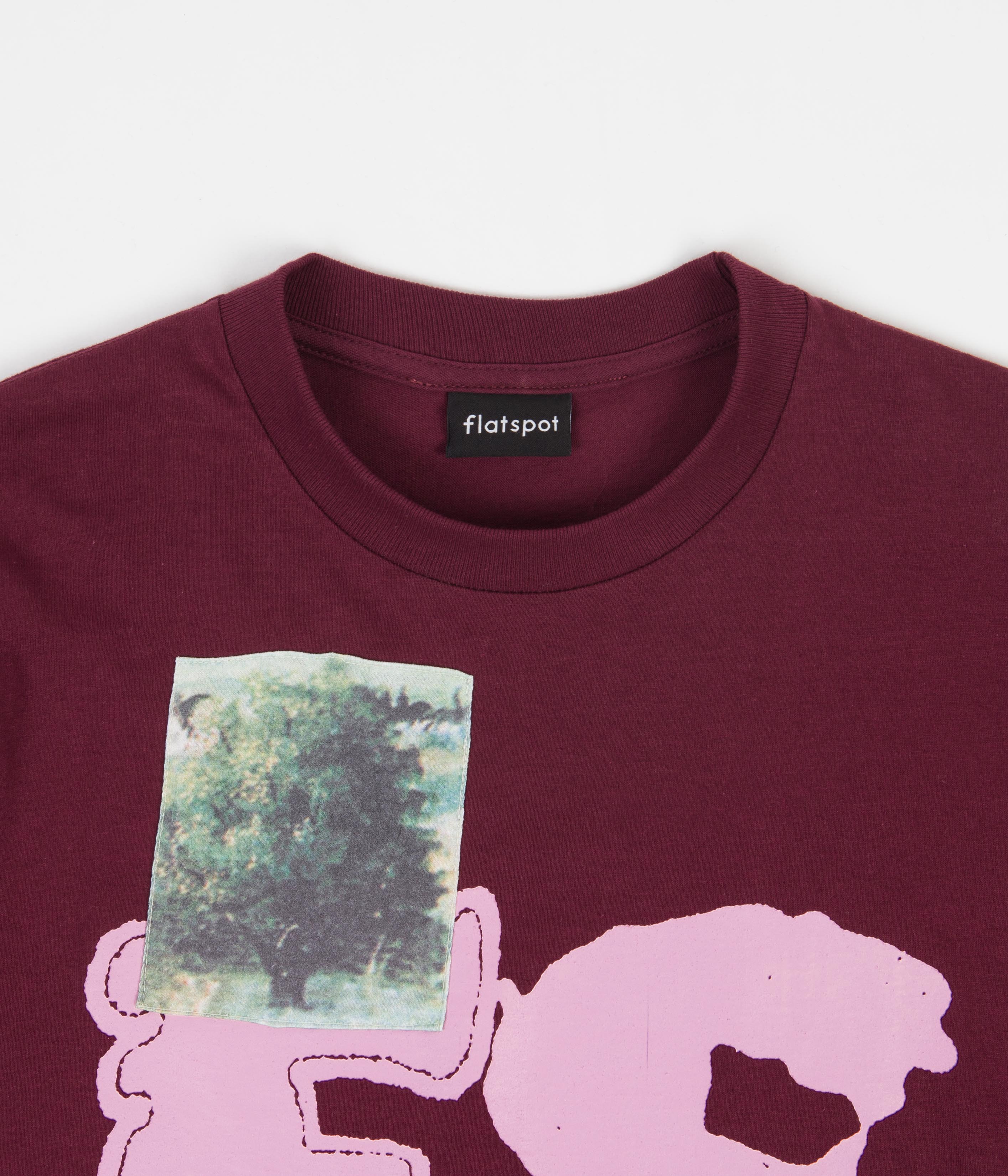 flatspot Slay T-Shirt - Burgundy - Image 2