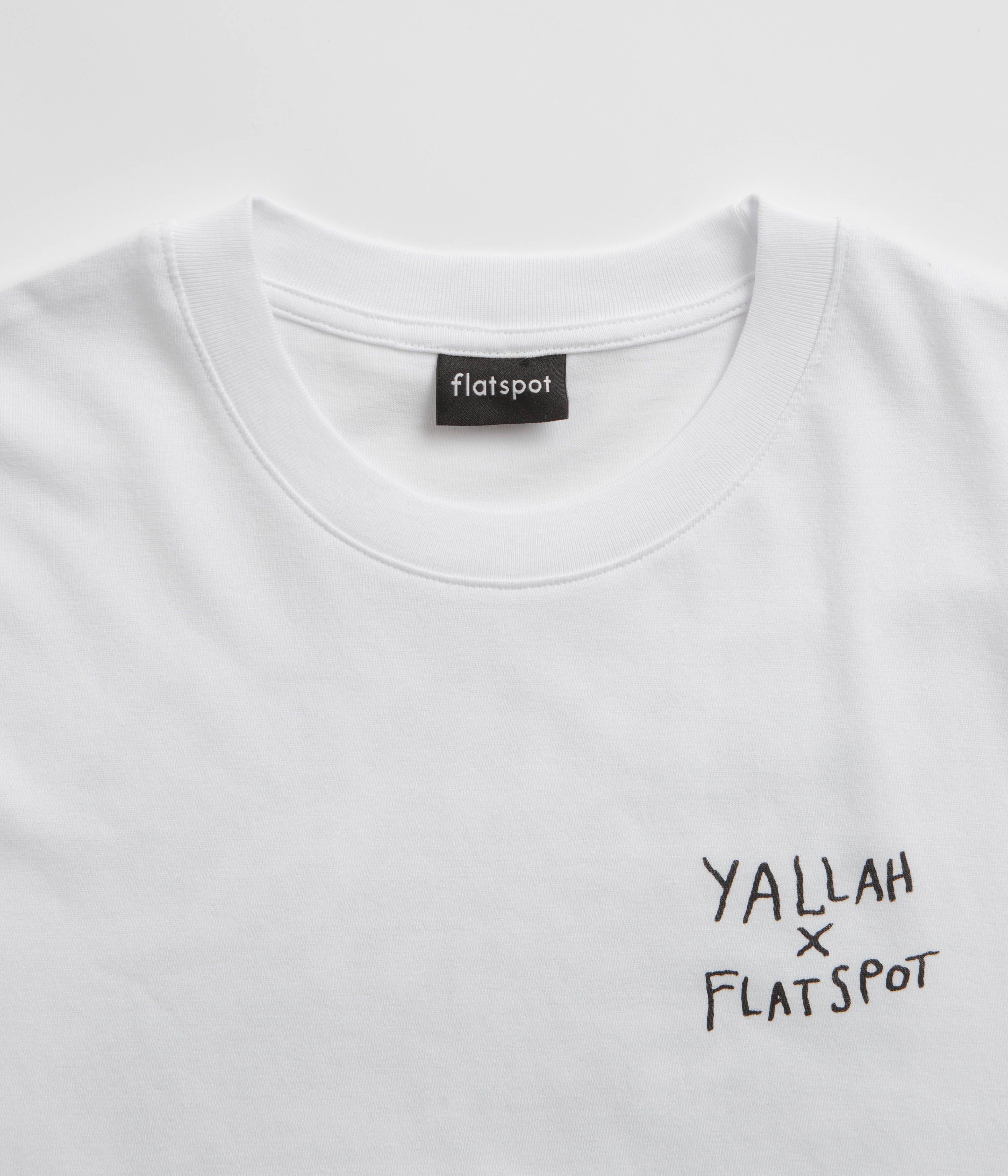 flatspot x Yallah T-Shirt - White - Image 4