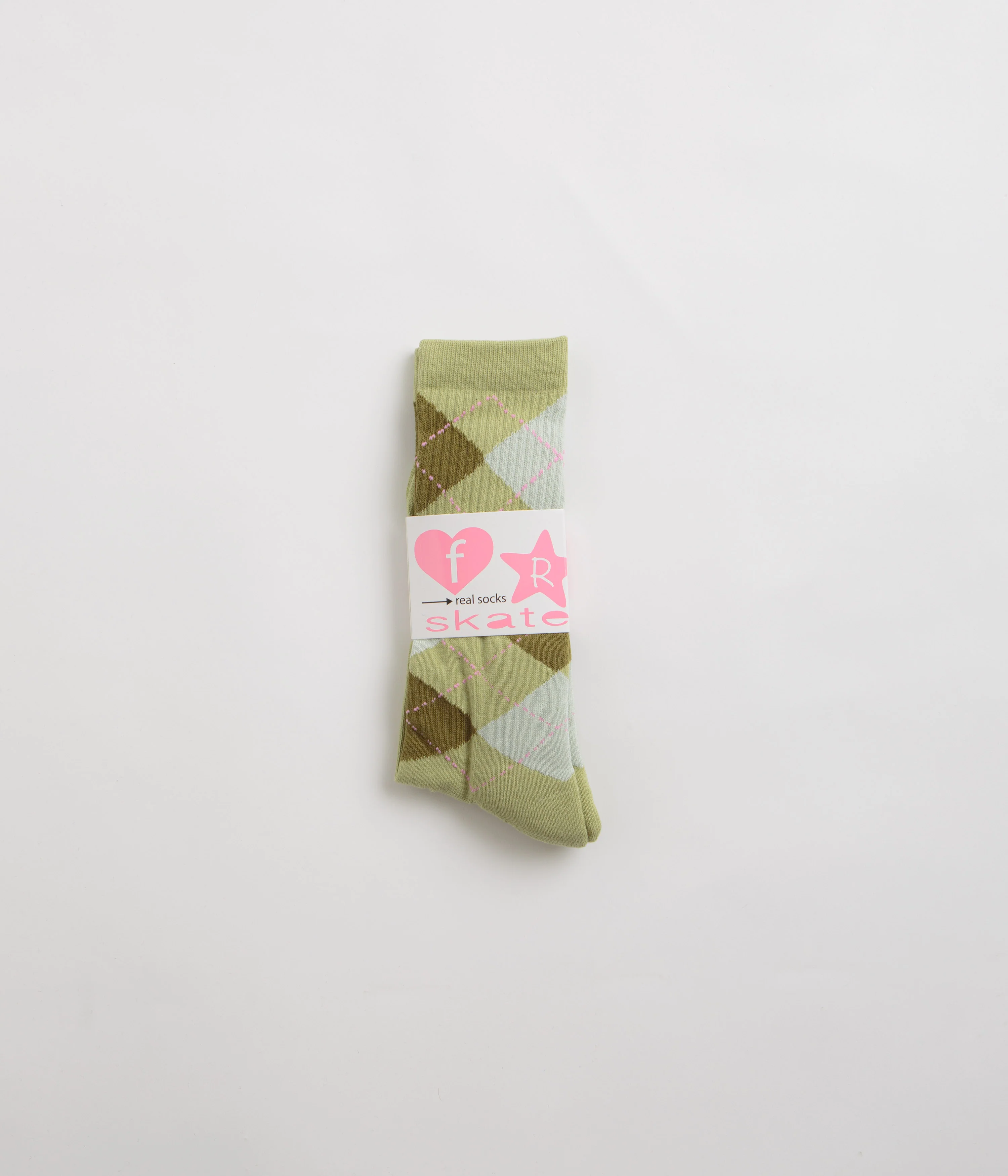 Frog Argyle Socks - Green - Image 3