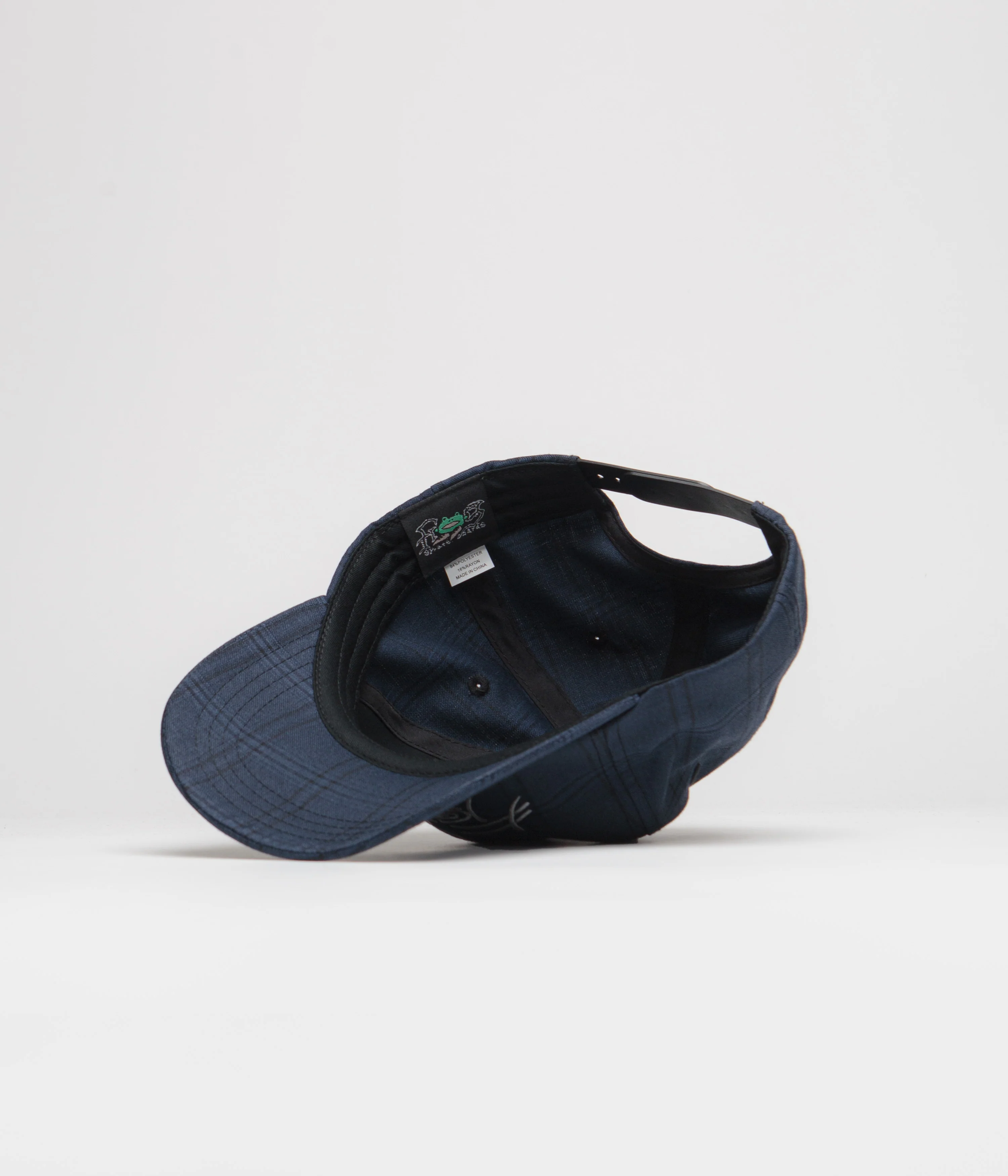 Frog Plaid G Cap - Navy - Image 4