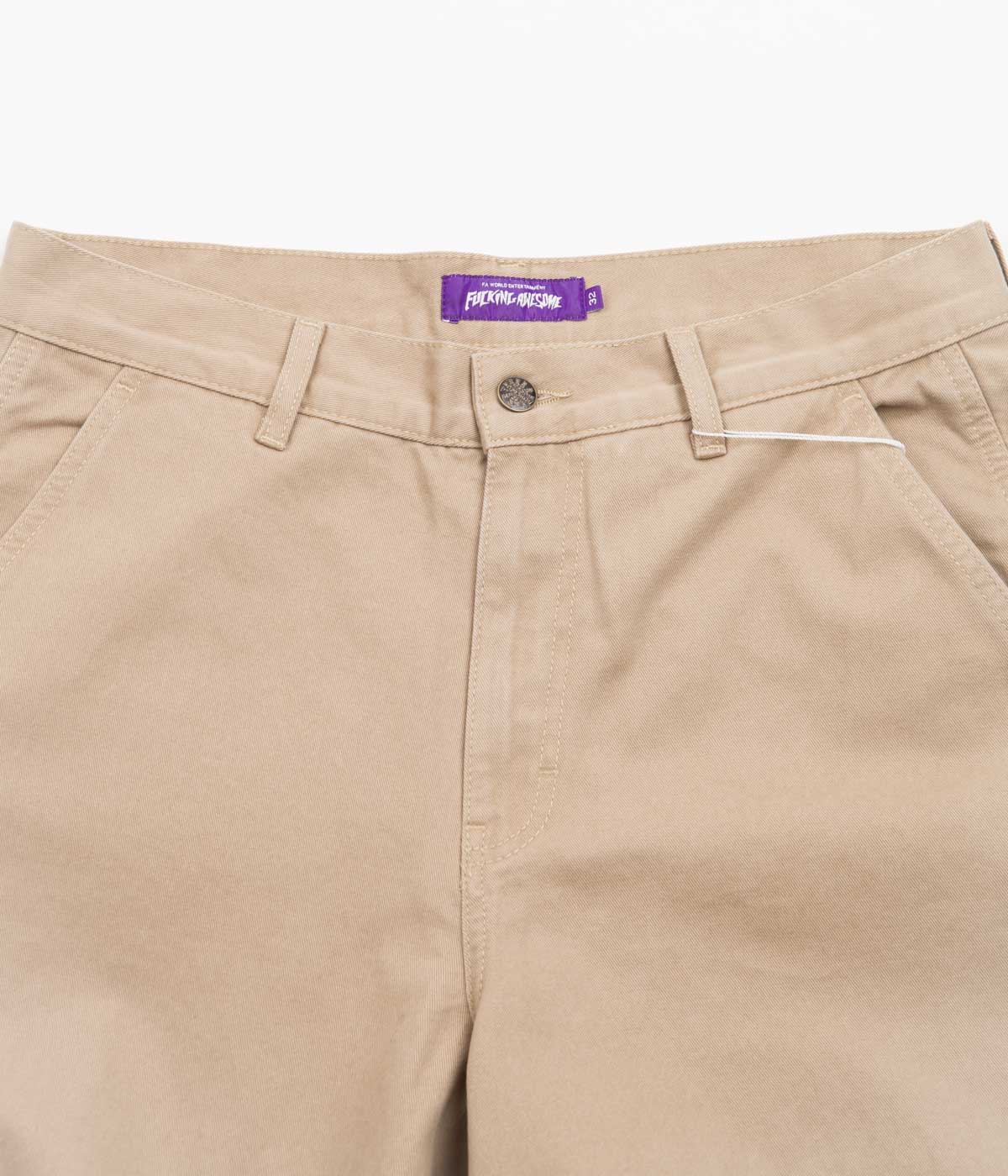 Fucking Awesome Contacts Baggy Cargo Pants - Khaki - Image 5