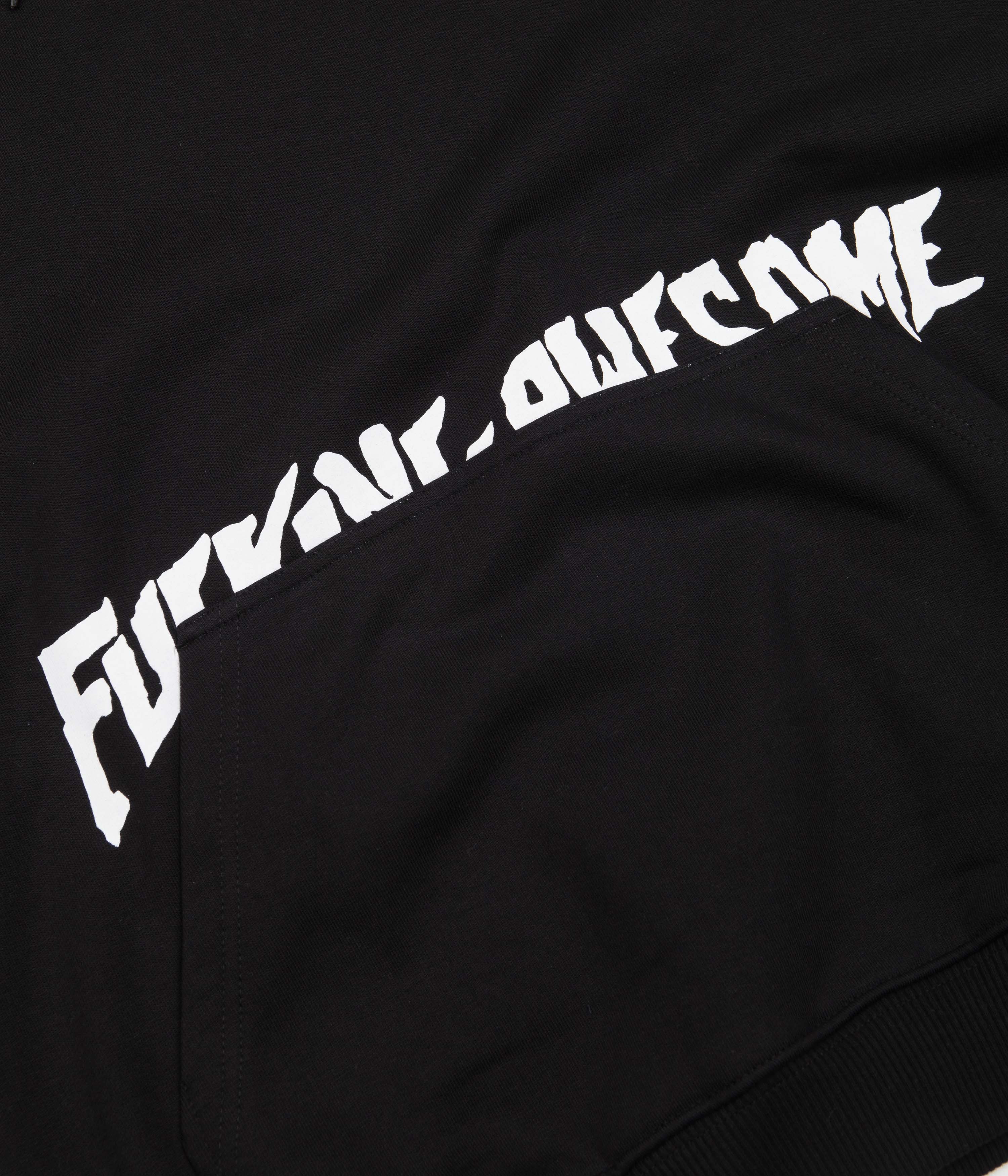 Fucking Awesome Cut Off Hoodie - Black - Image 3