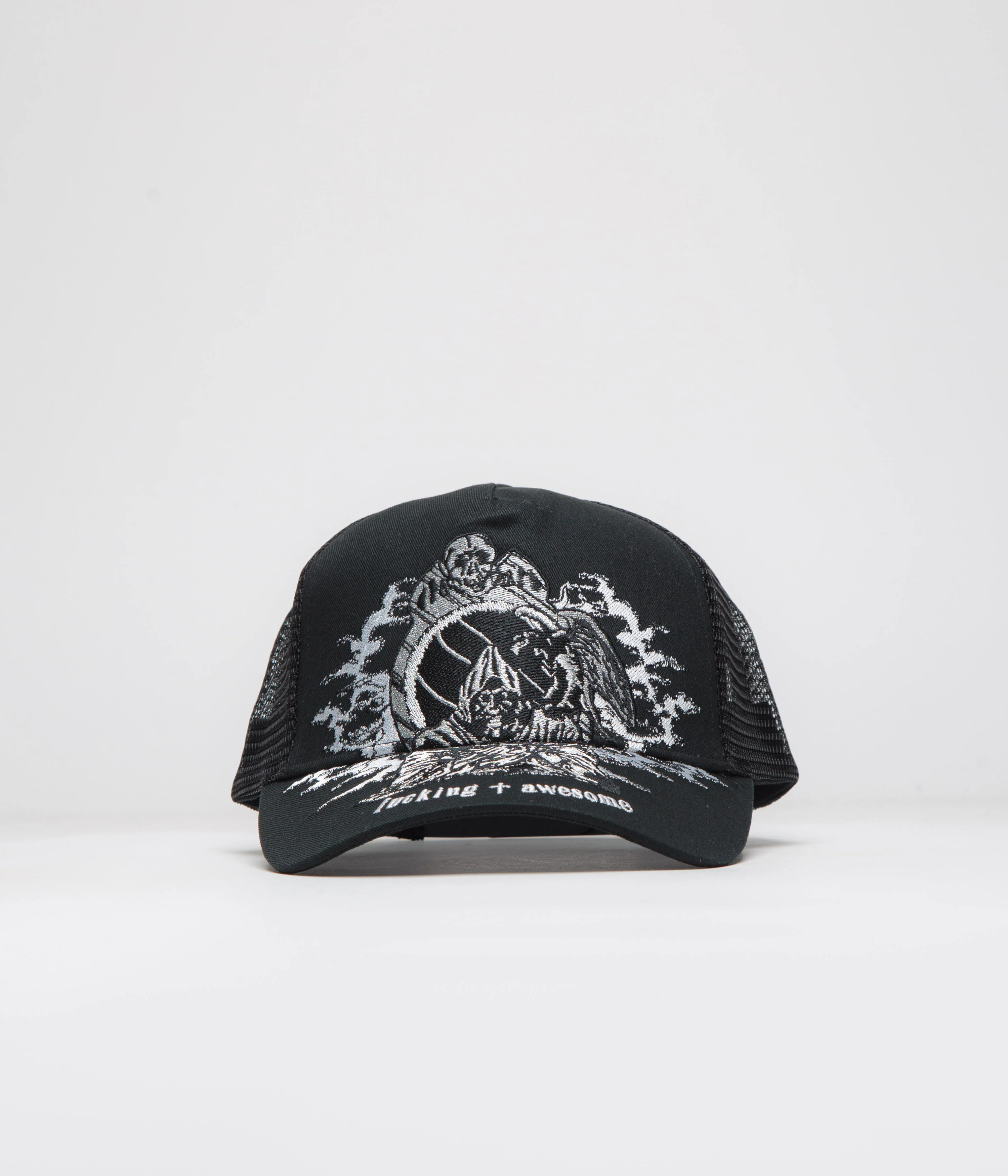 Fucking Awesome Demon Trucker Cap - Black - Image 2