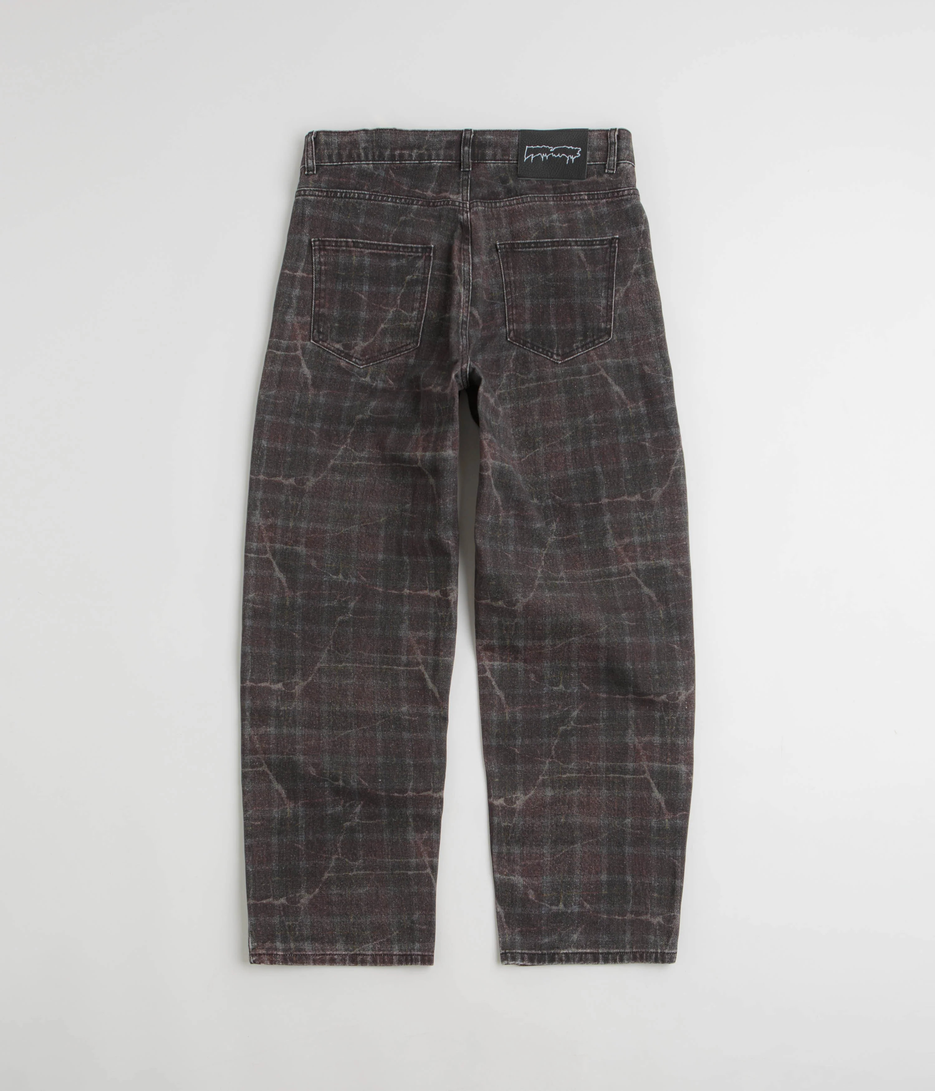Fucking Awesome Distressed Plaid Fecke Jeans - Plaid - Image 3