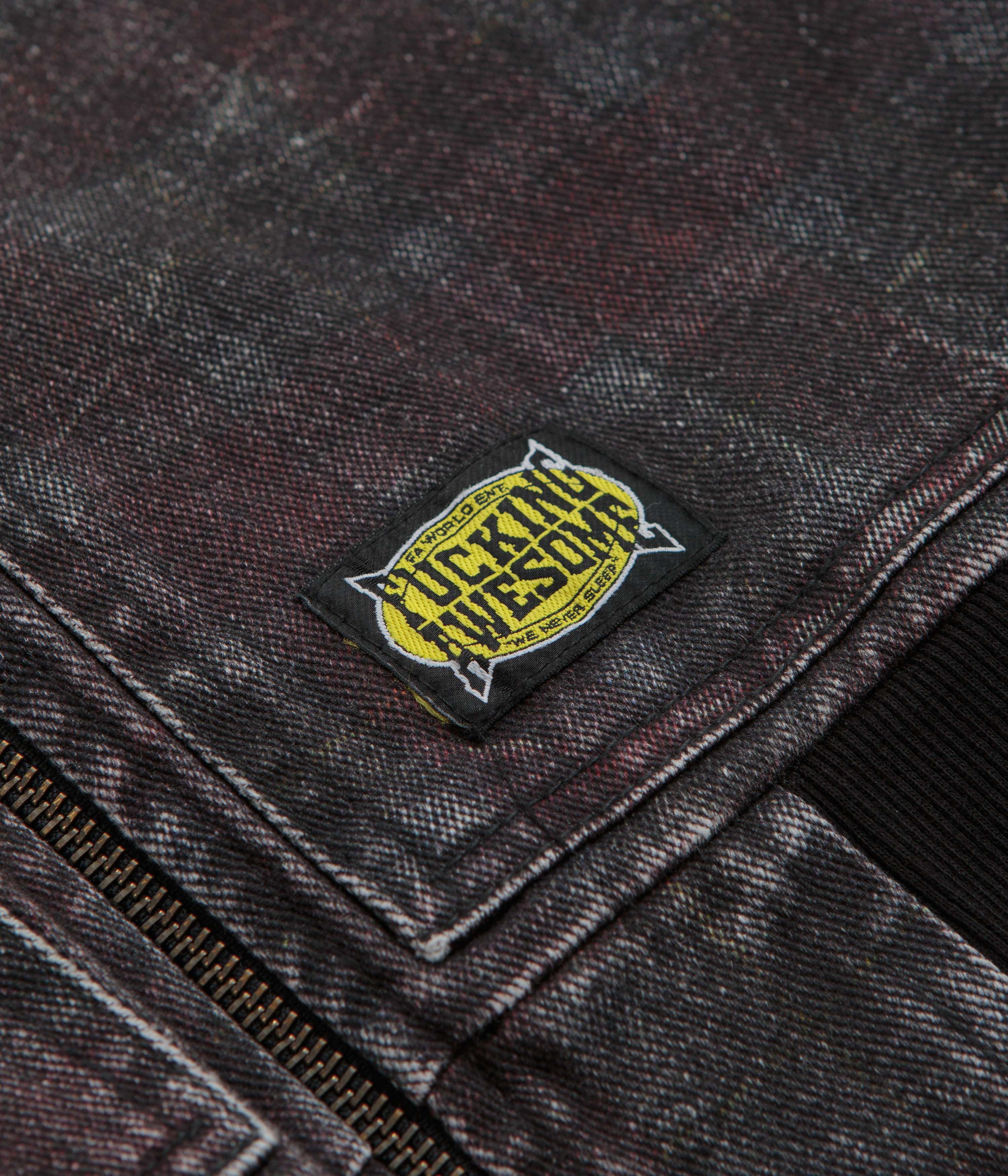 Fucking Awesome Distressed Plaid KO Work Jacket - Brown - Image 5
