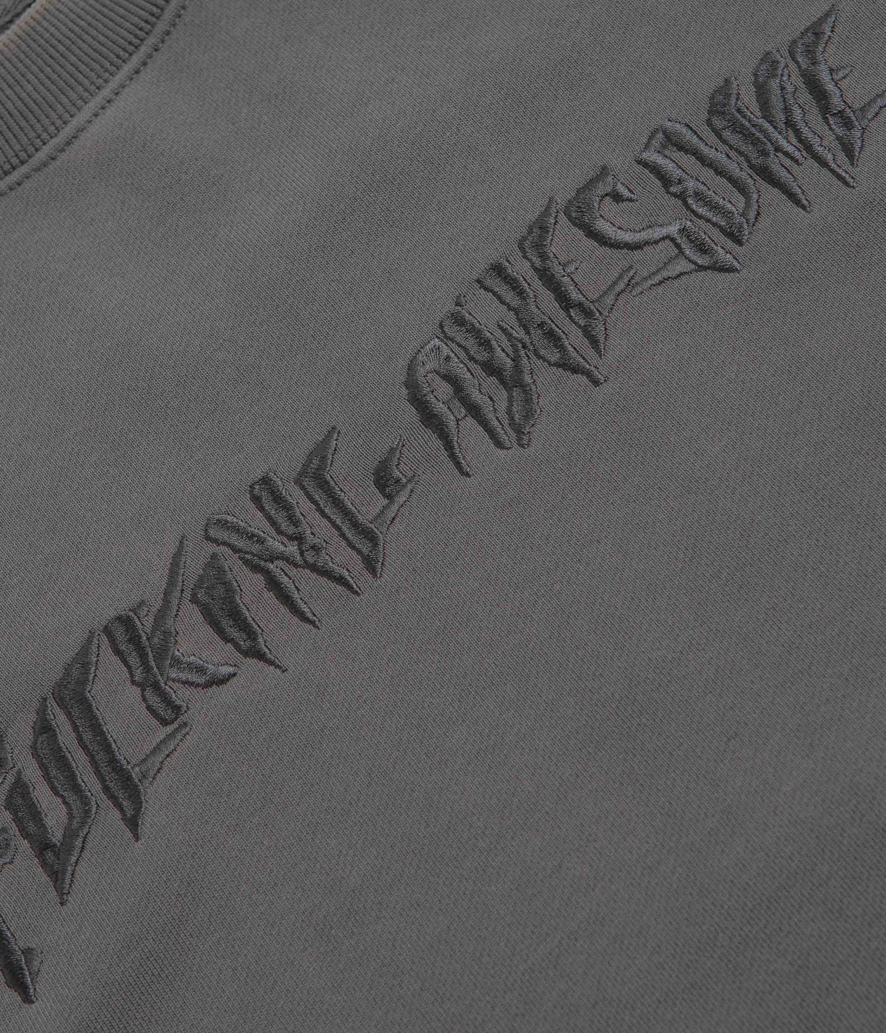 Fucking Awesome Distressed Stamp Crewneck Sweatshirt - Black - Image 3