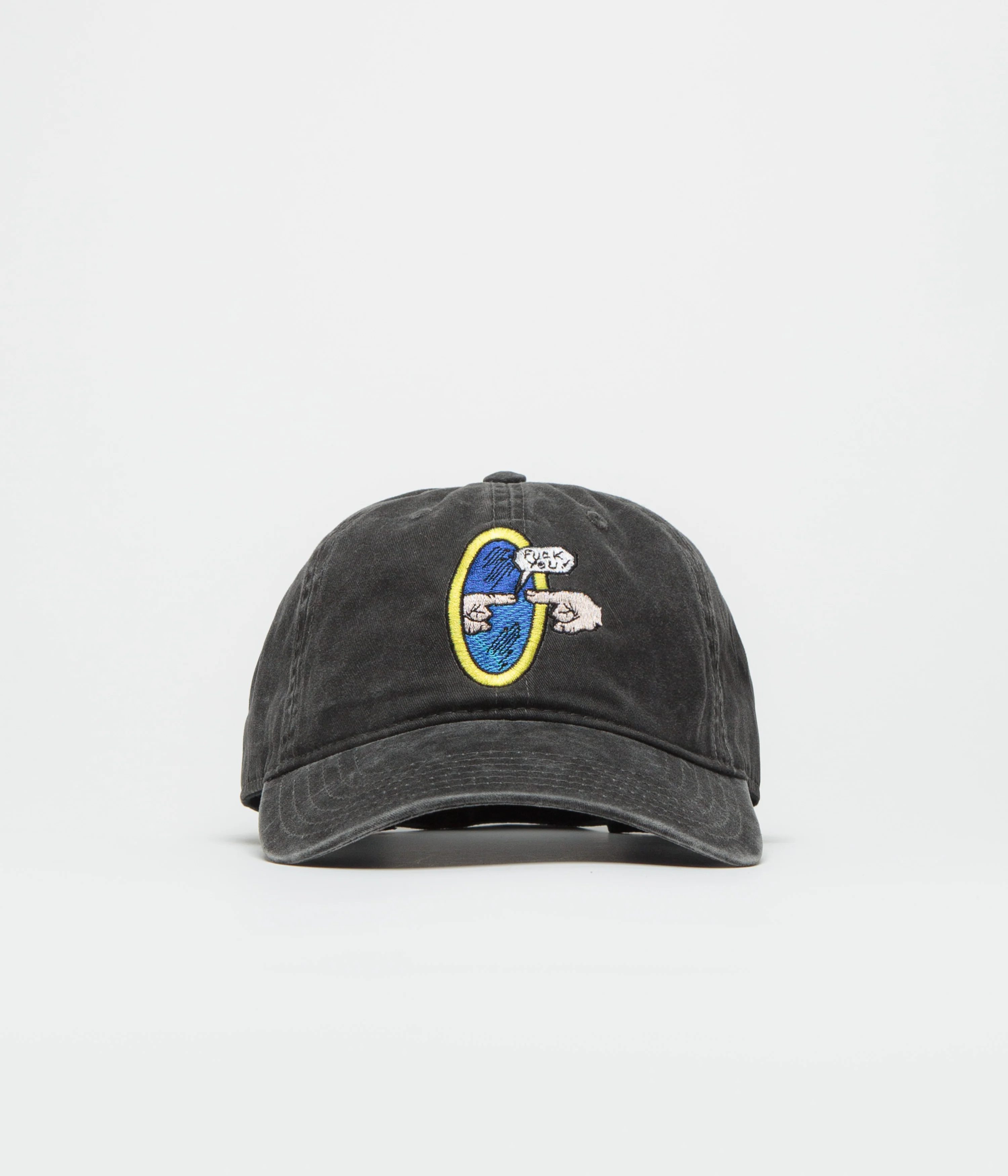 Fucking Awesome Fuck You Embroidered Cap - Black - Image 2