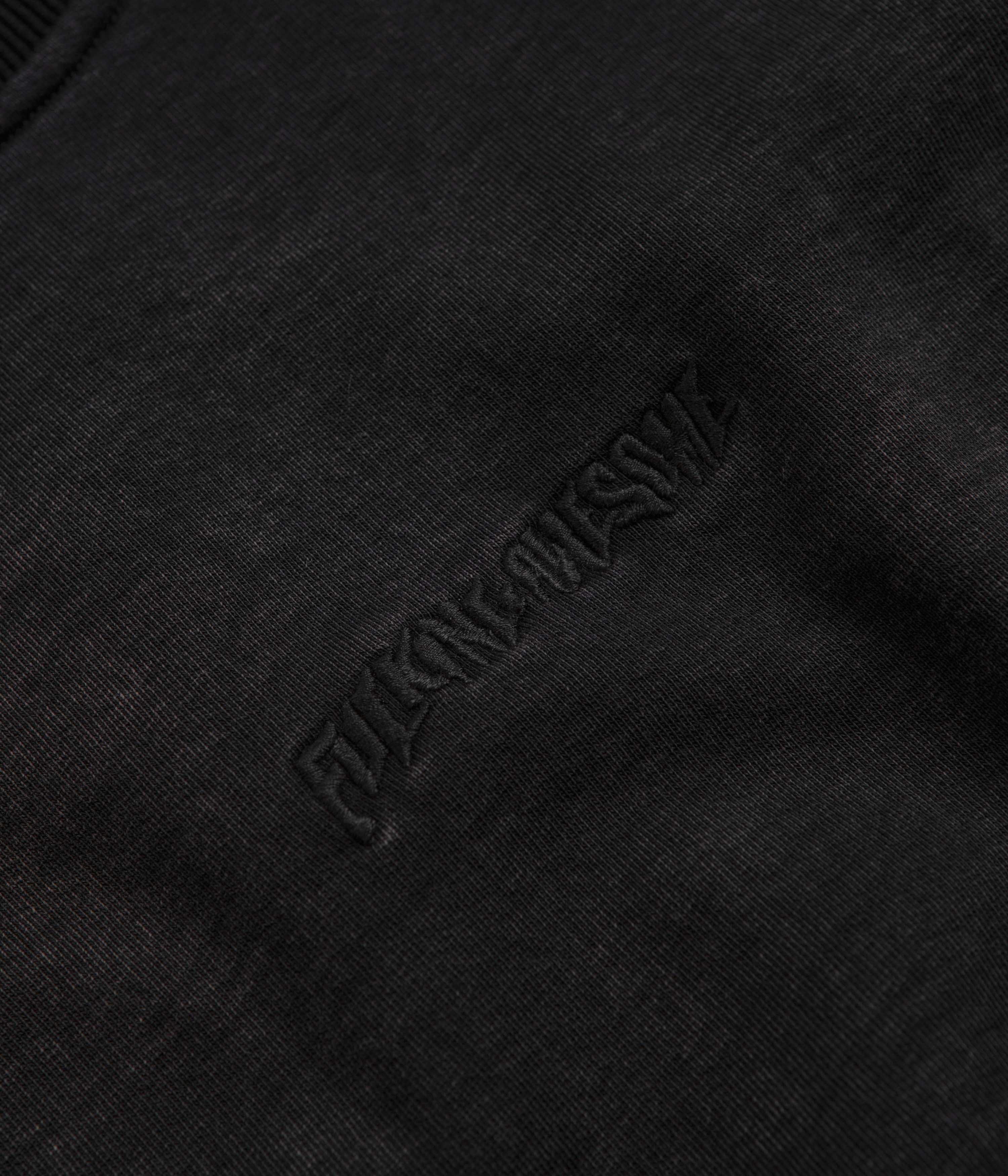 Fucking Awesome Little Stamp Snow Wash Crewneck Sweatshirt - Black - Image 3