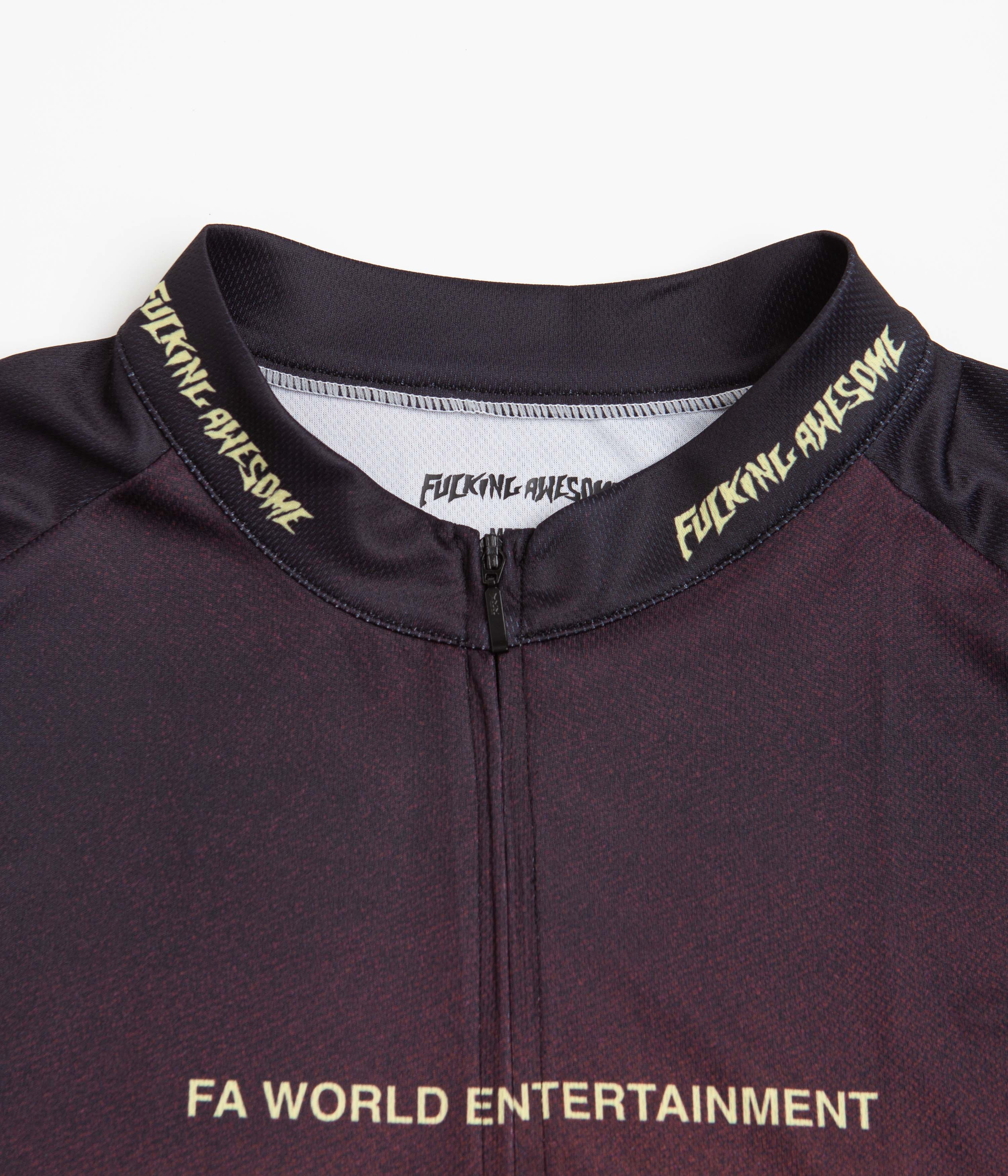 Fucking Awesome On Your Left Cycling Jersey - Black - Image 3
