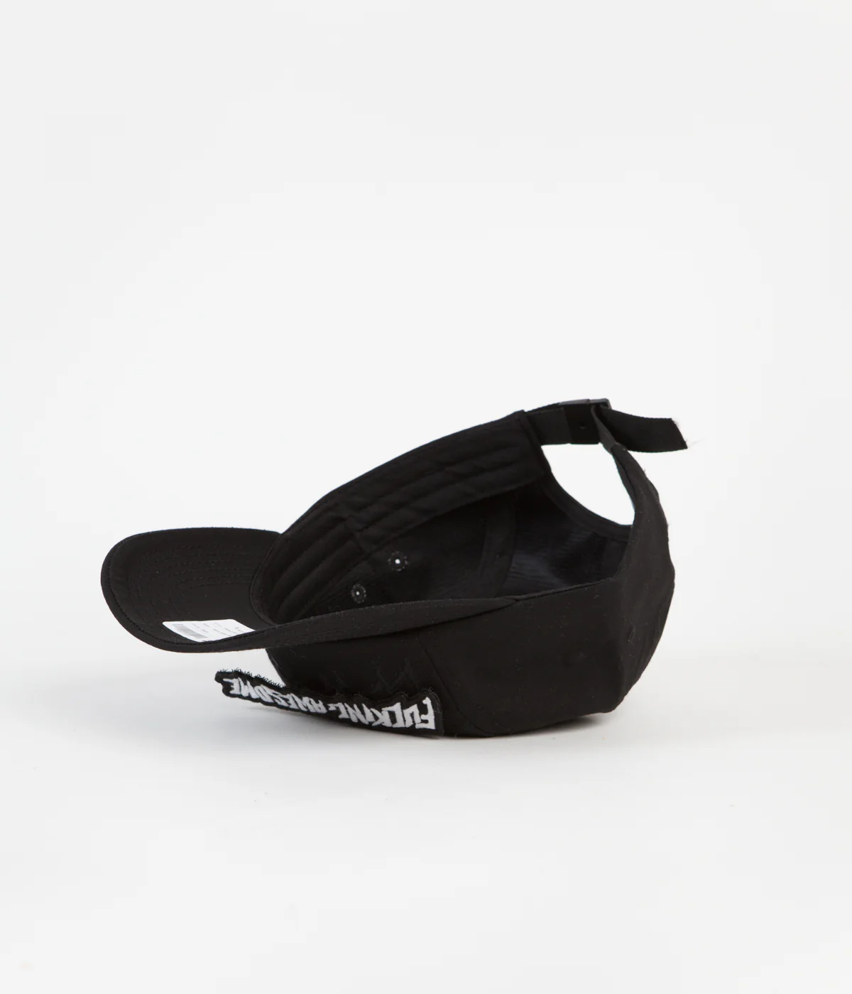 Fucking Awesome Velcro Volley Strapback Cap - Black - Image 5