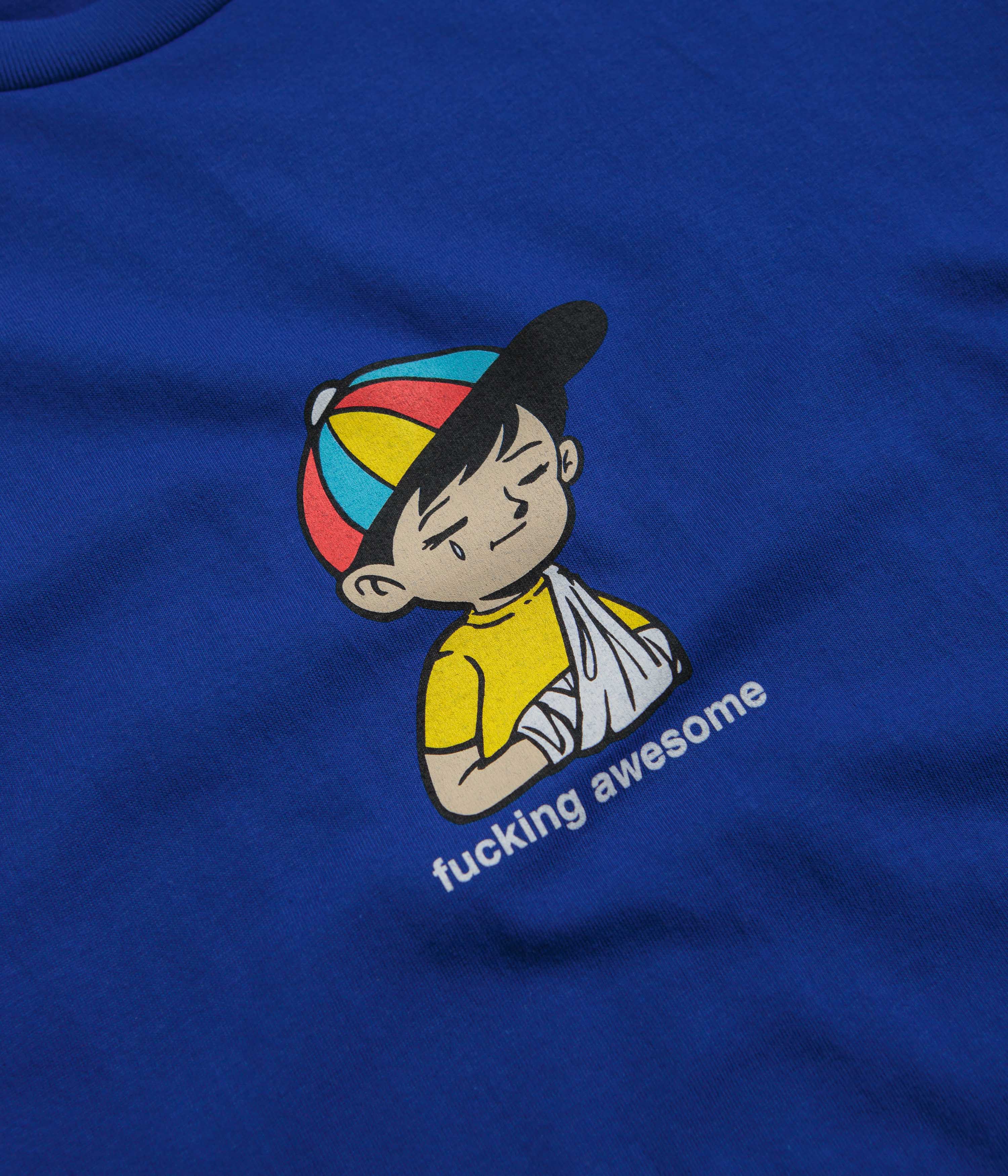 Fucking Awesome Wanto Kid T-Shirt - Royal - Image 2