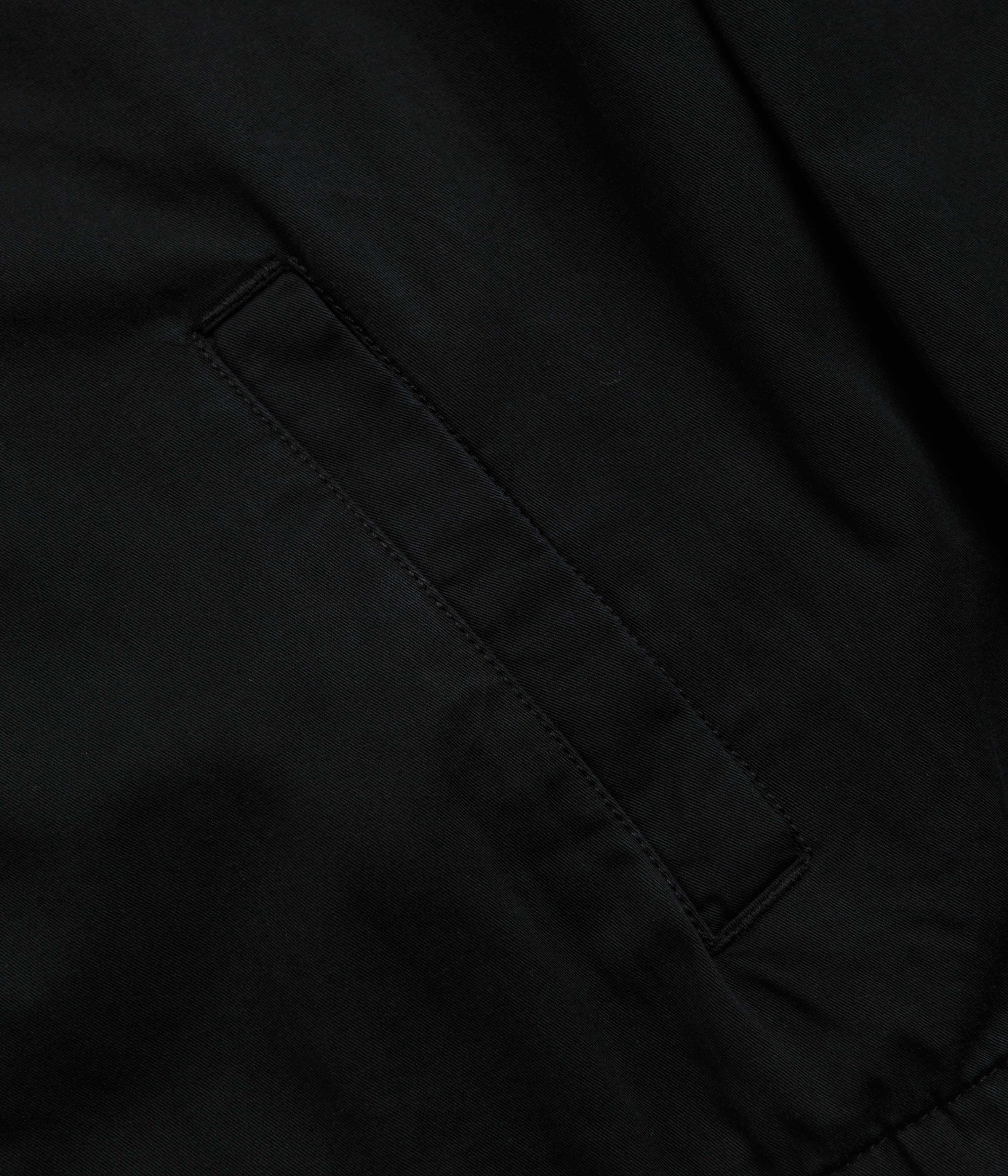 Fucking Awesome Washed Harrington Jacket - Black - Image 6
