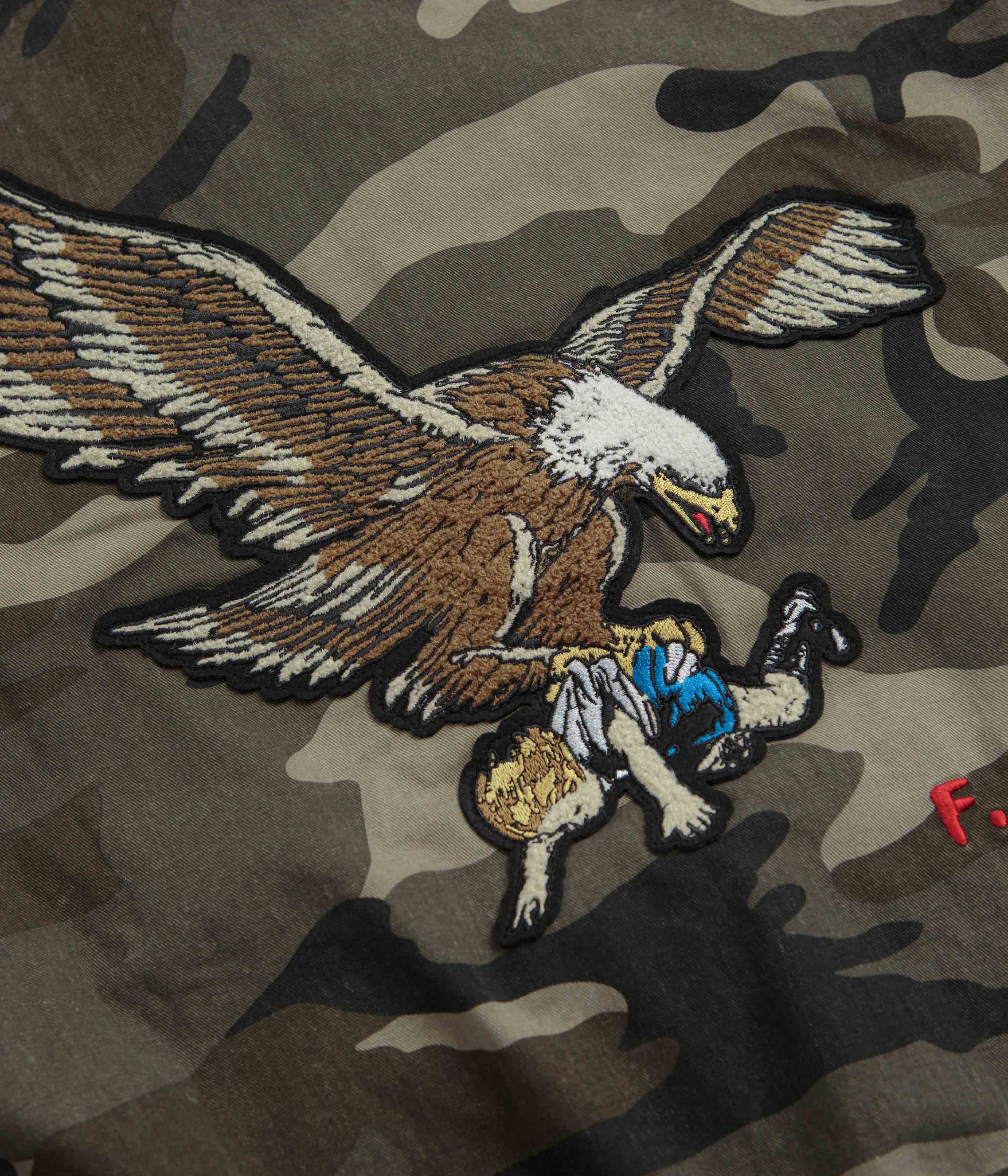 Fucking Awesome Washed Harrington Jacket - Camo - Image 6