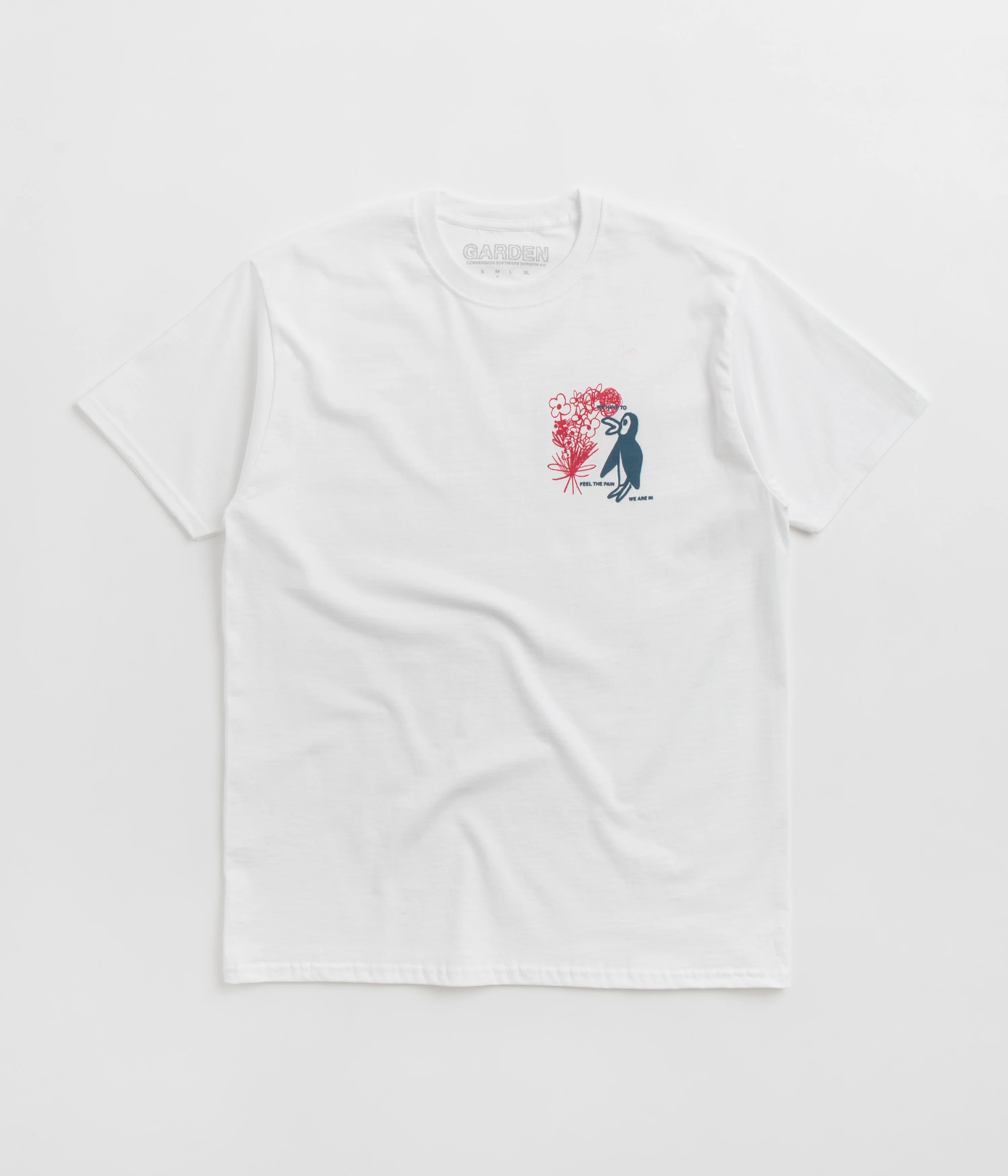 Garden Feel The Pain T-Shirt - White