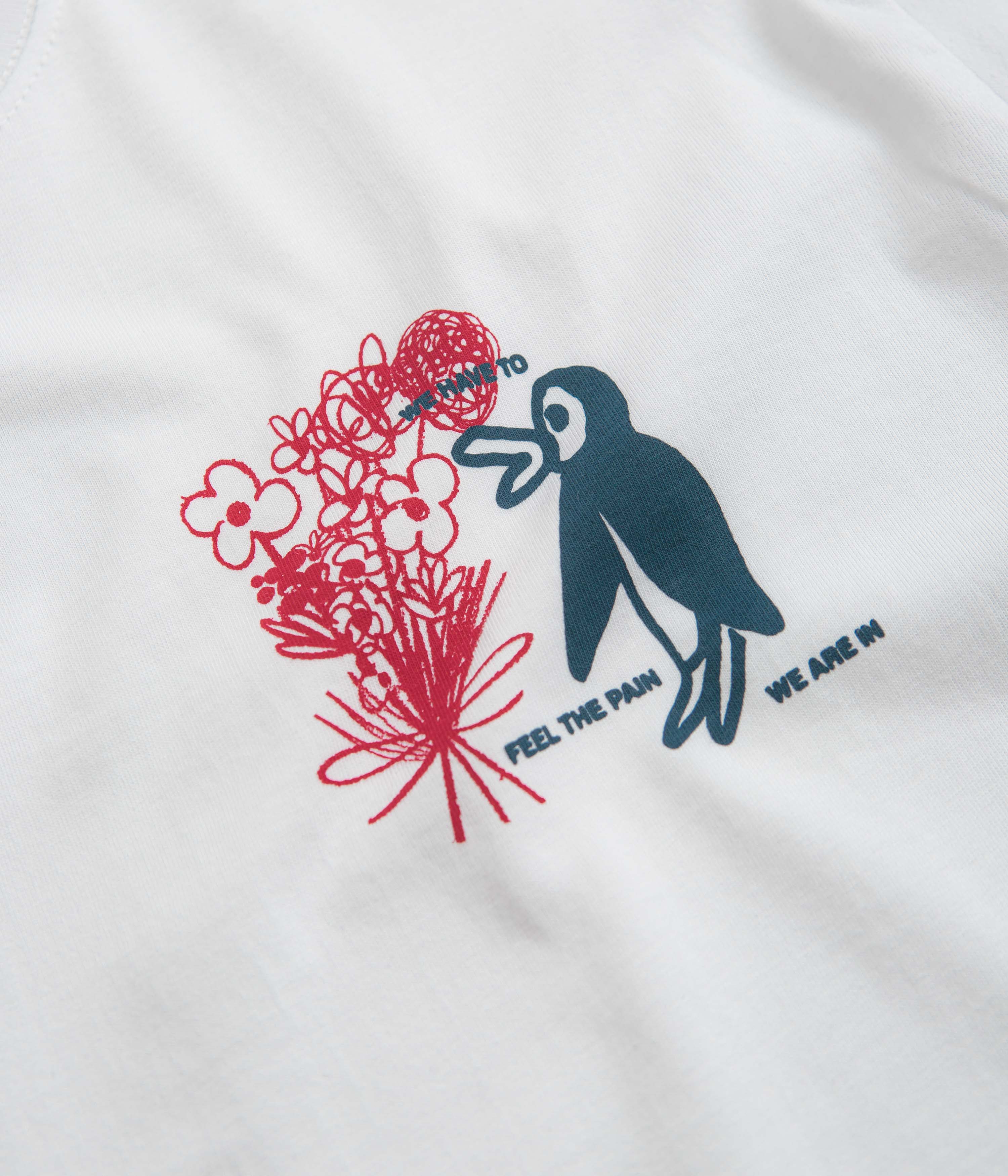 Garden Feel The Pain T-Shirt - White - Image 2