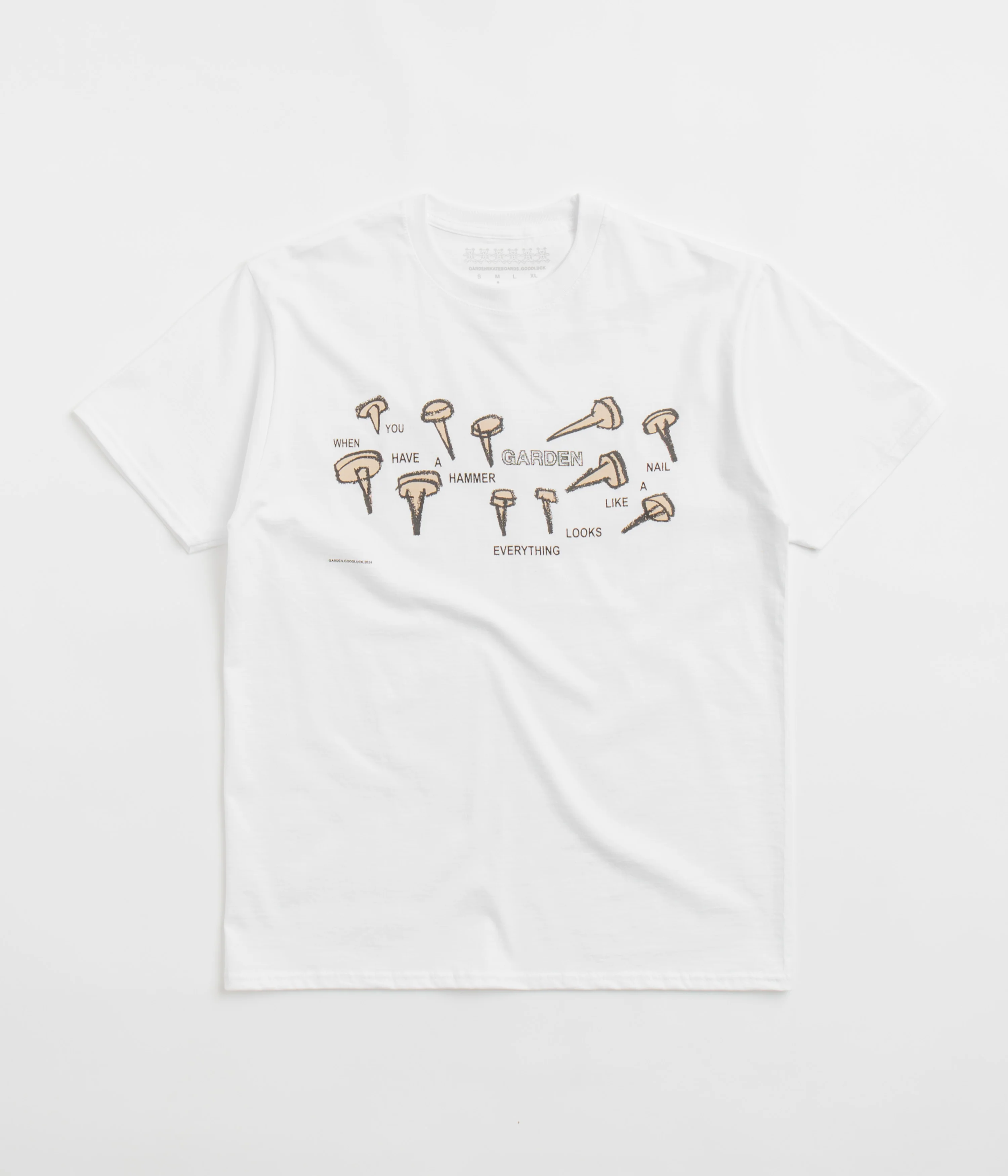 Garden Nails T-Shirt - White