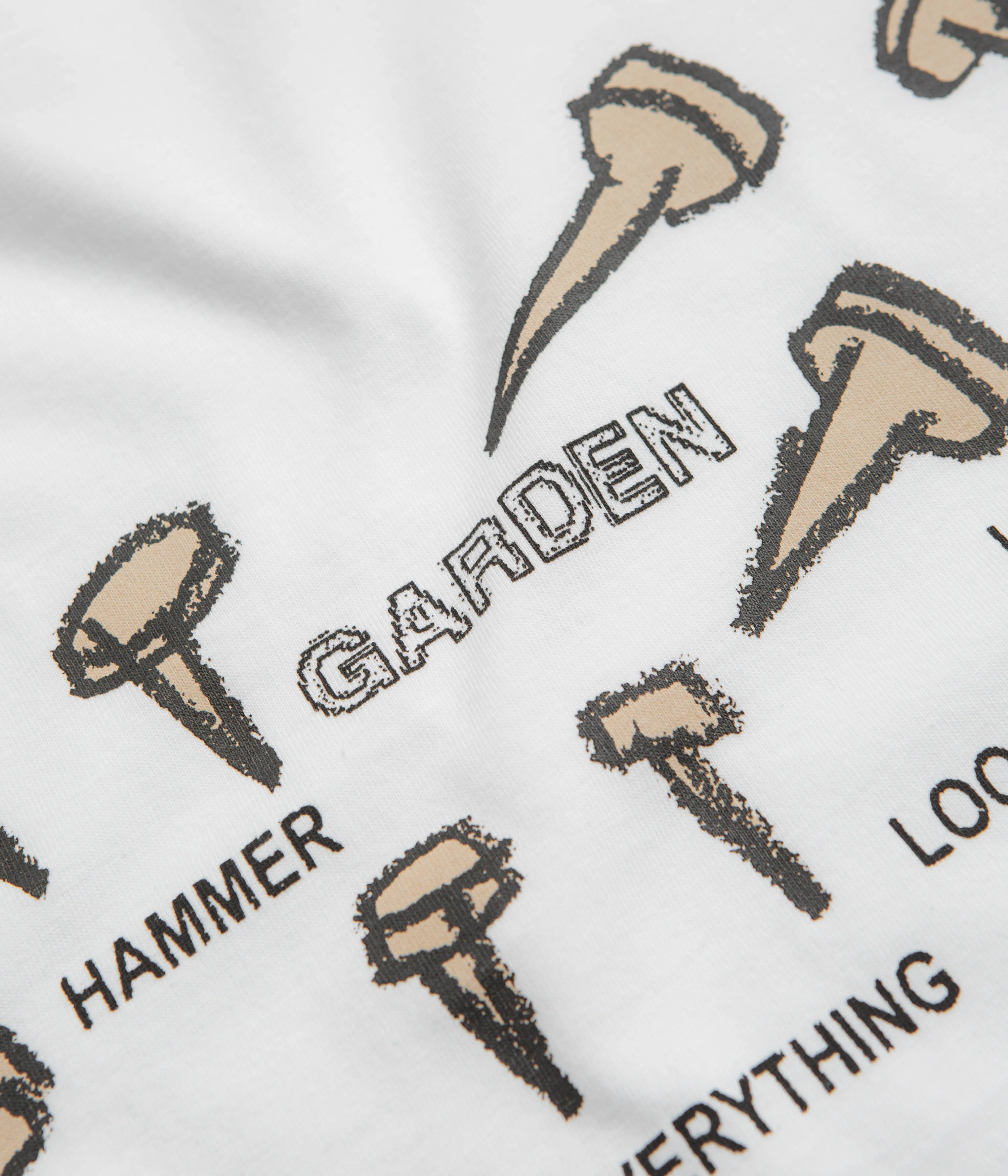 Garden Nails T-Shirt - White - Image 2