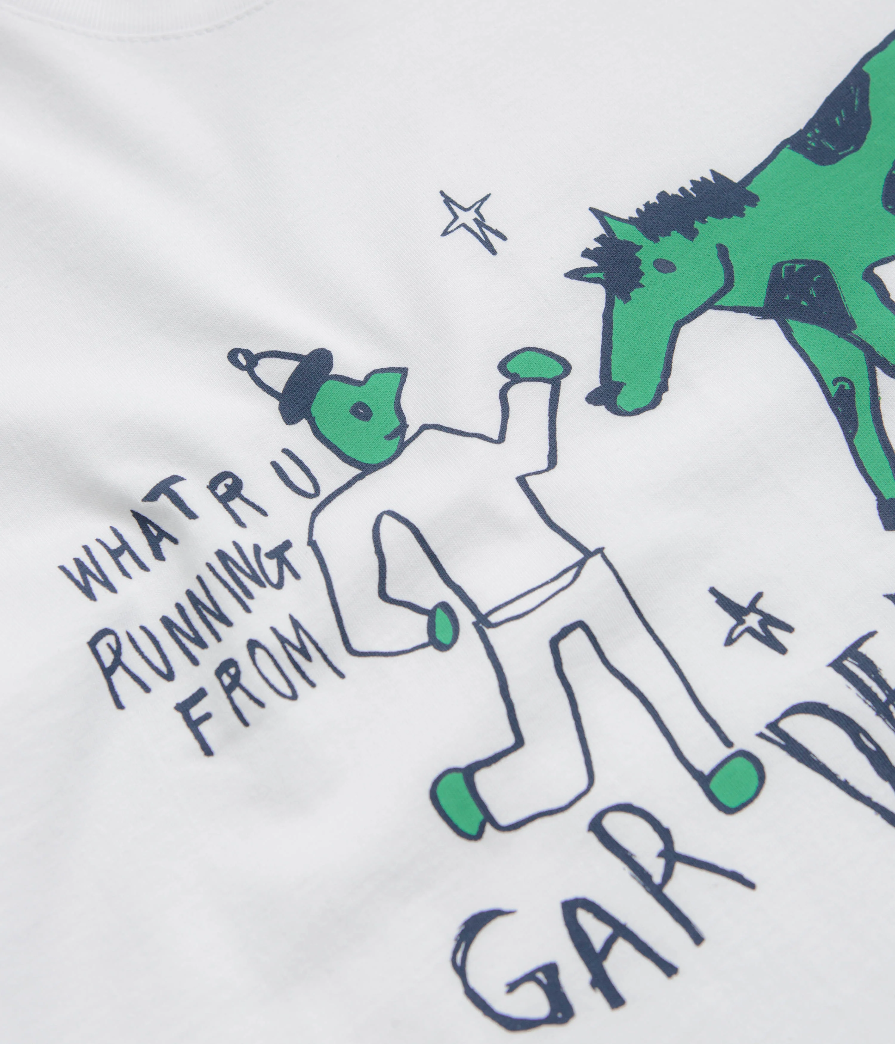 Garden Run For Ur Life T-Shirt - White - Image 2