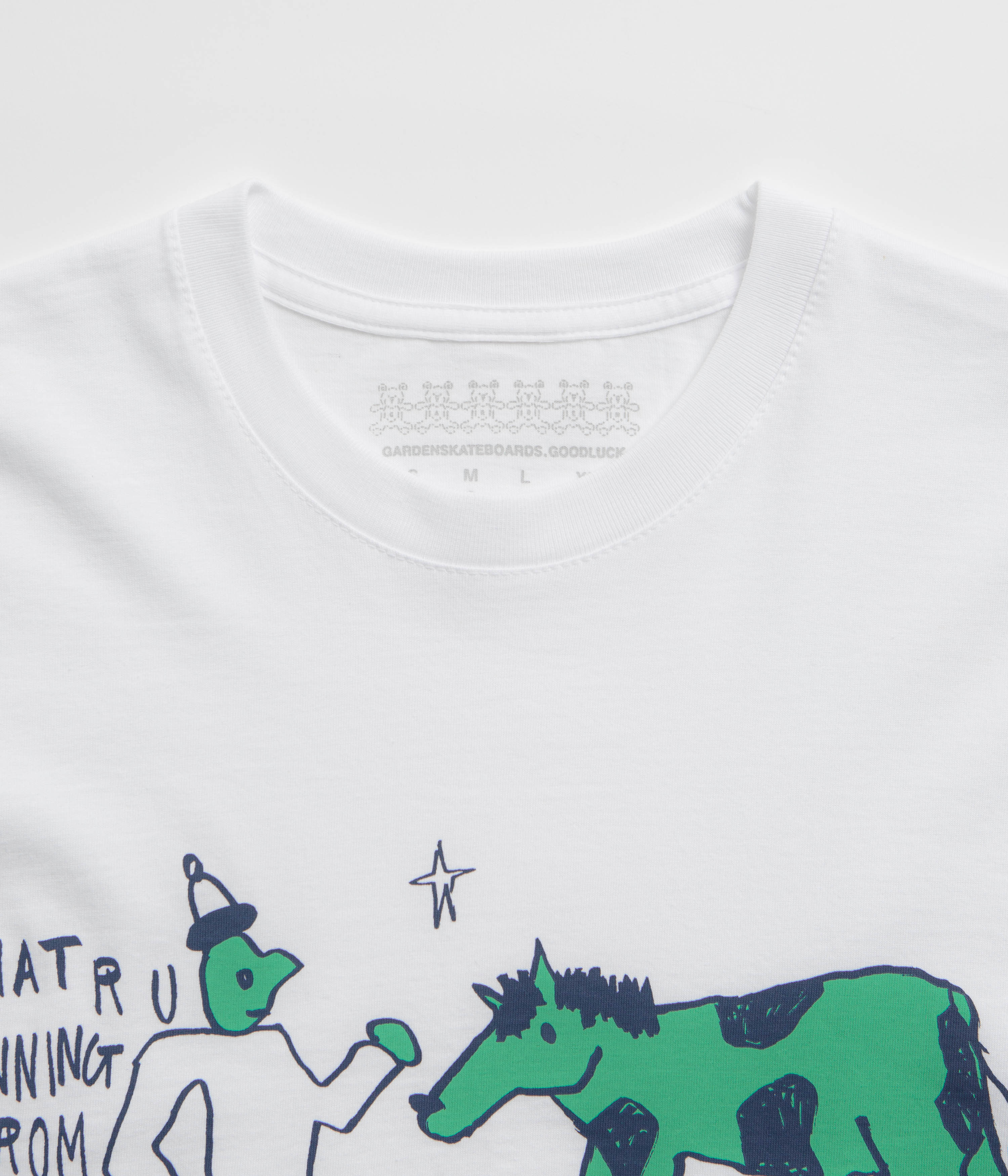Garden Run For Ur Life T-Shirt - White - Image 3