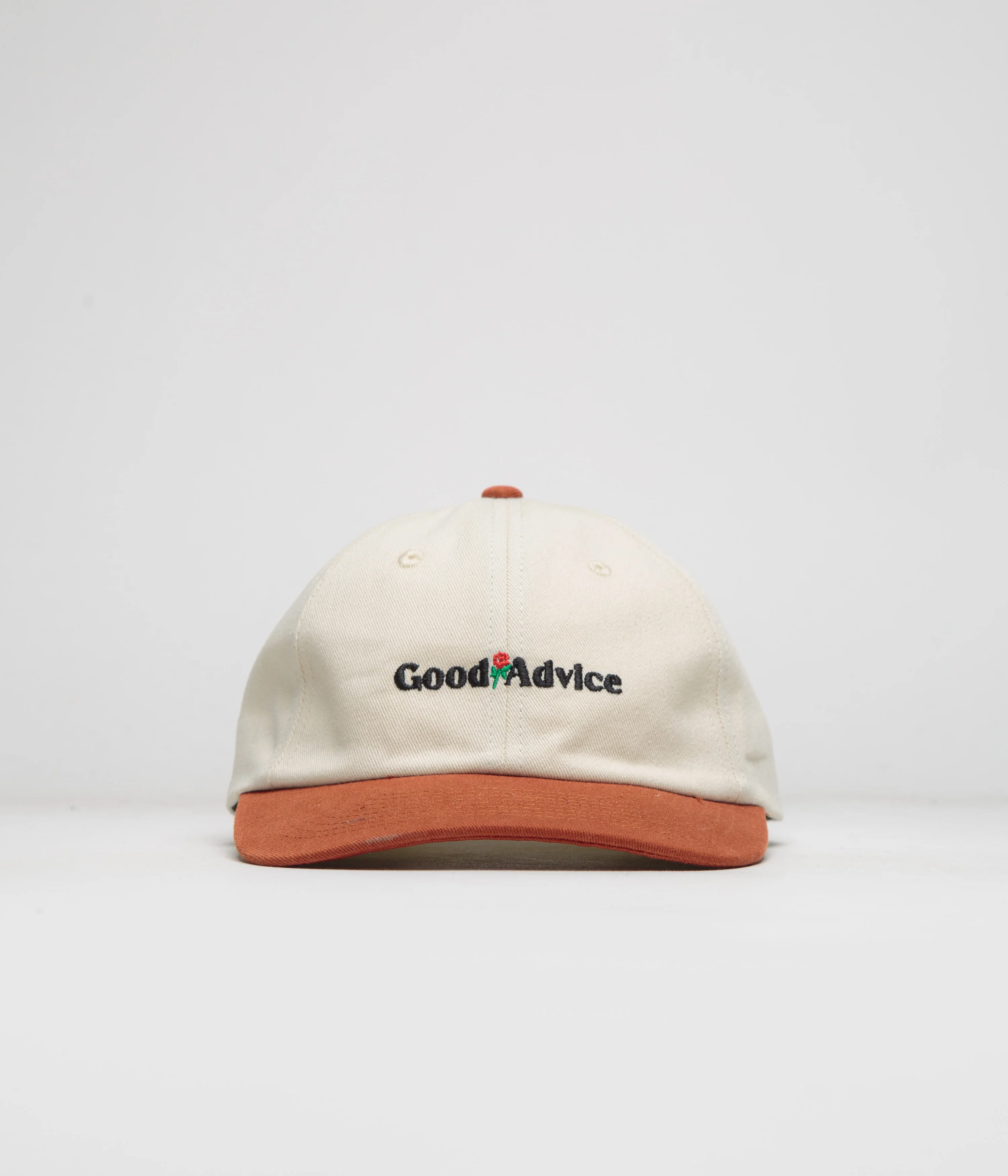 Good Advice Chat Line Cap - Cream / Rust - Image 2