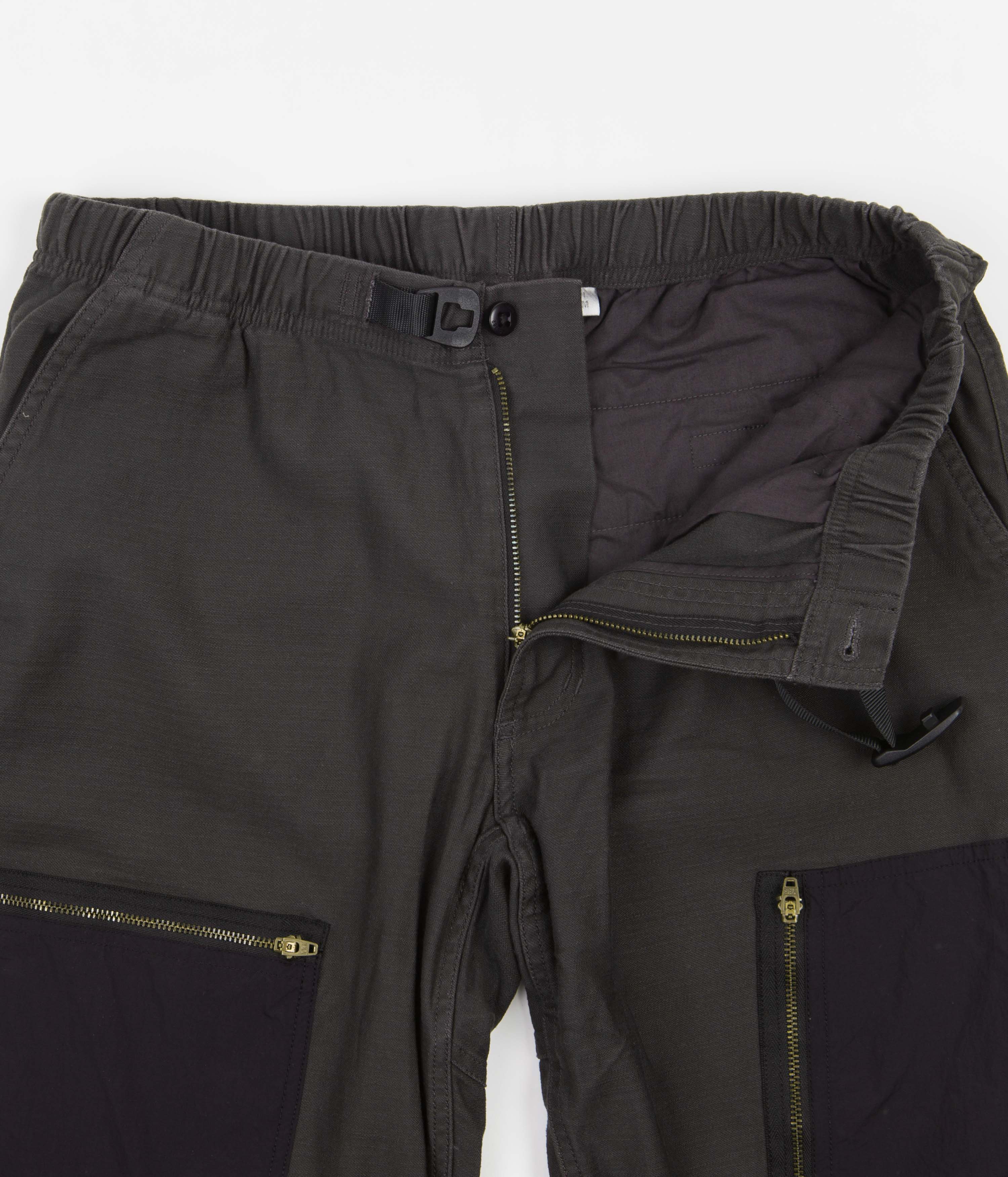 Gramicci Back Satin Parachute Pants - Black - Image 5