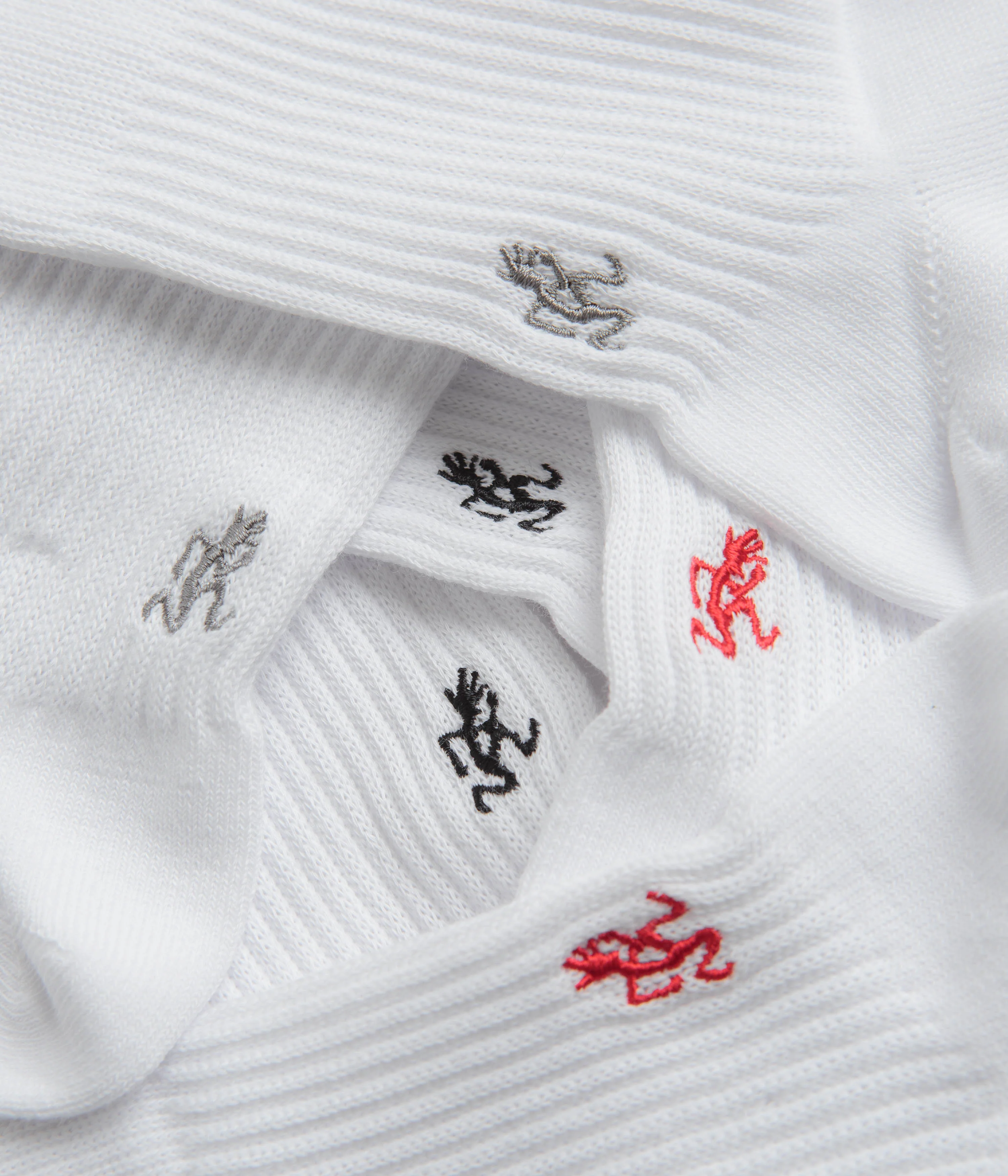 Gramicci Basic Crew Socks - White / Multi - Image 2