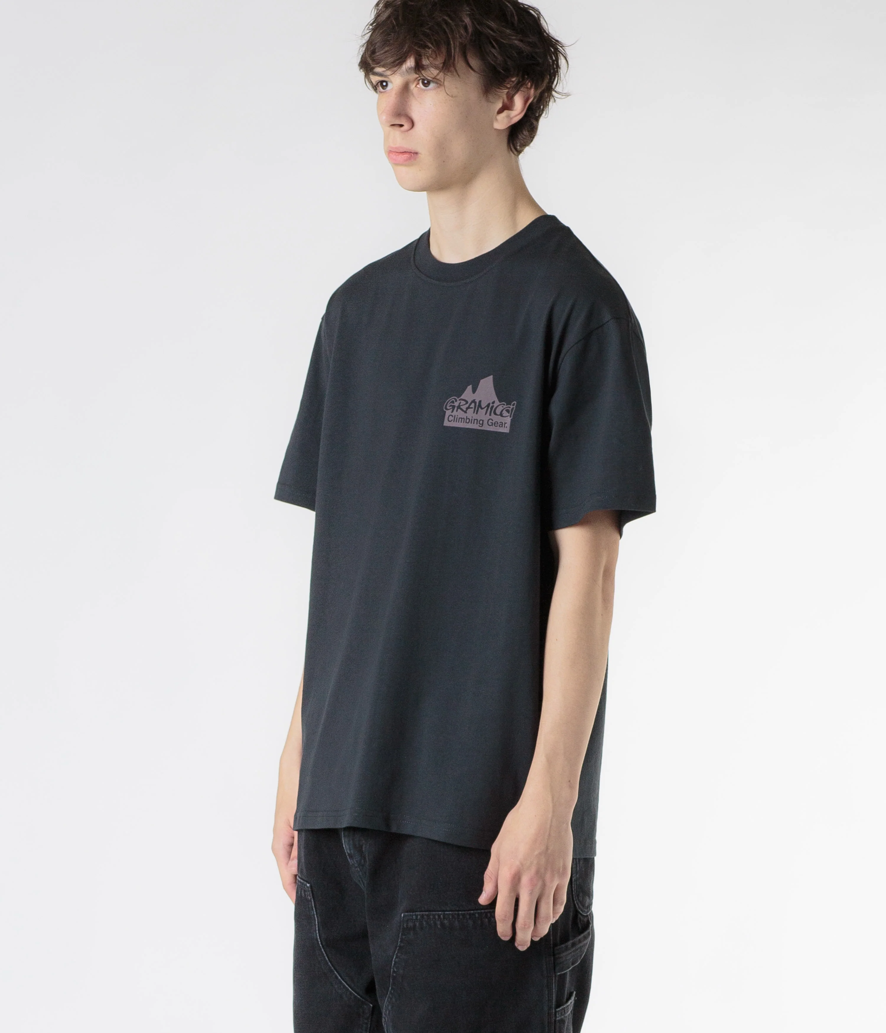 Gramicci Climbing Gear T-Shirt - Vintage Black - Image 7