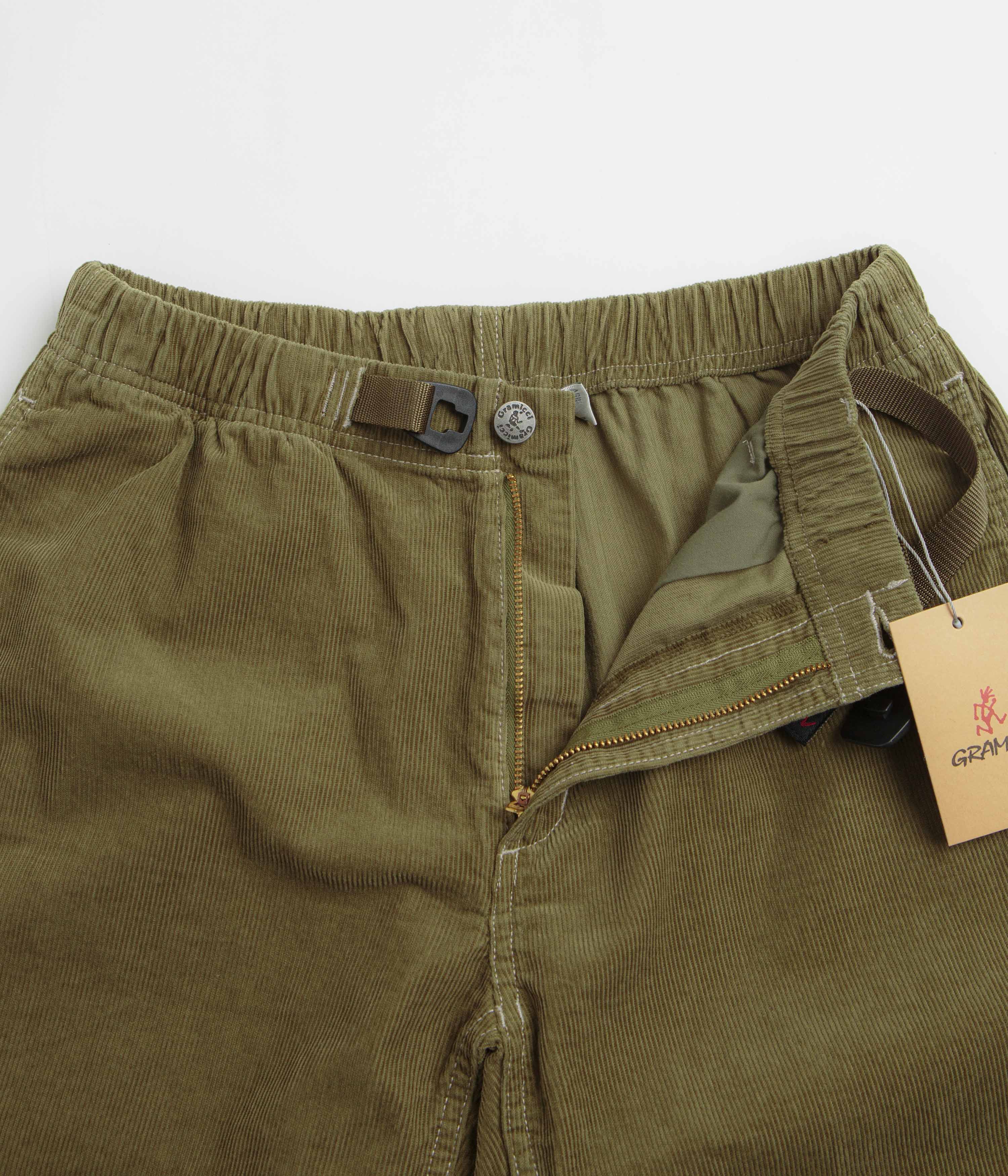 Gramicci Corduroy G-Shorts - Olive - Image 5