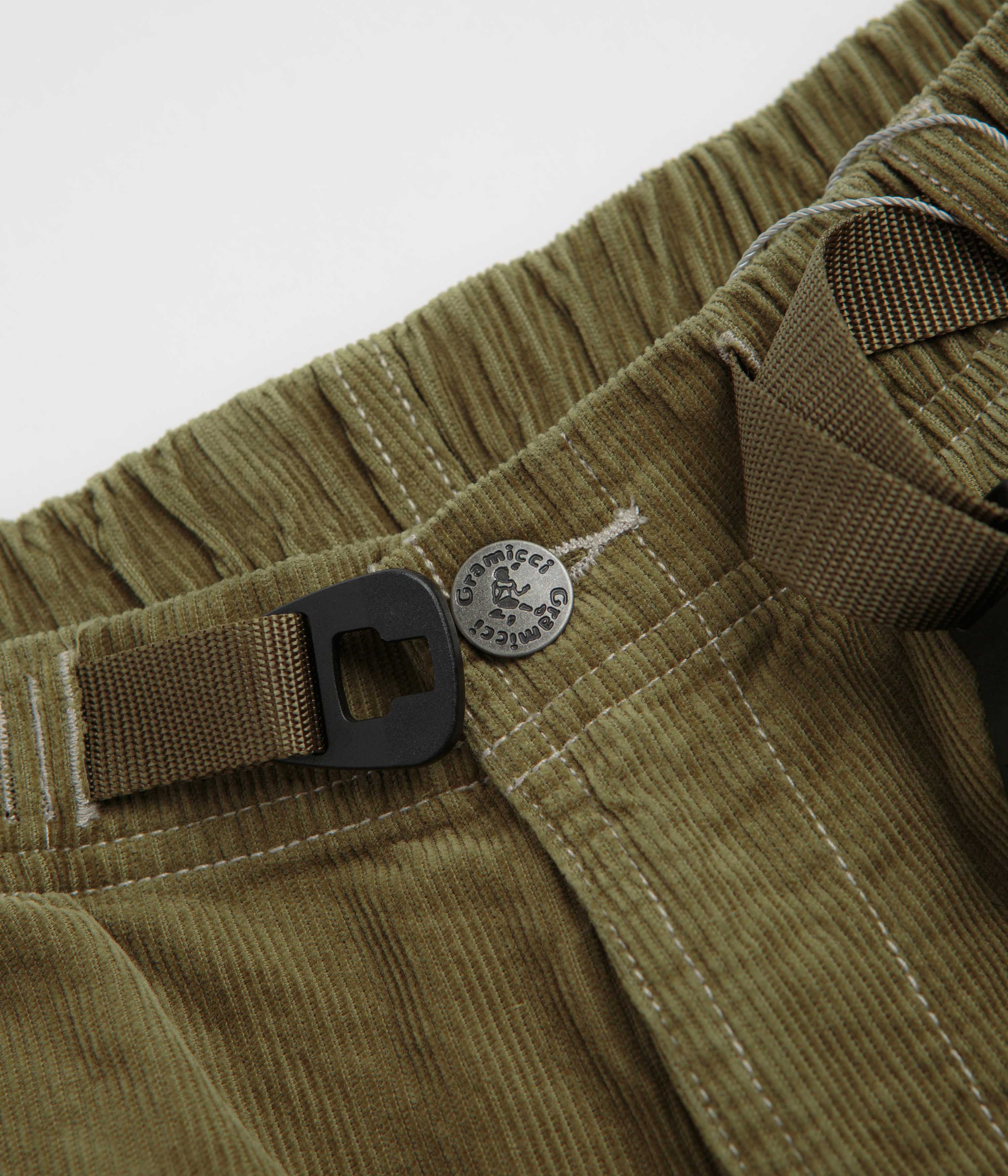 Gramicci Corduroy G-Shorts - Olive - Image 9