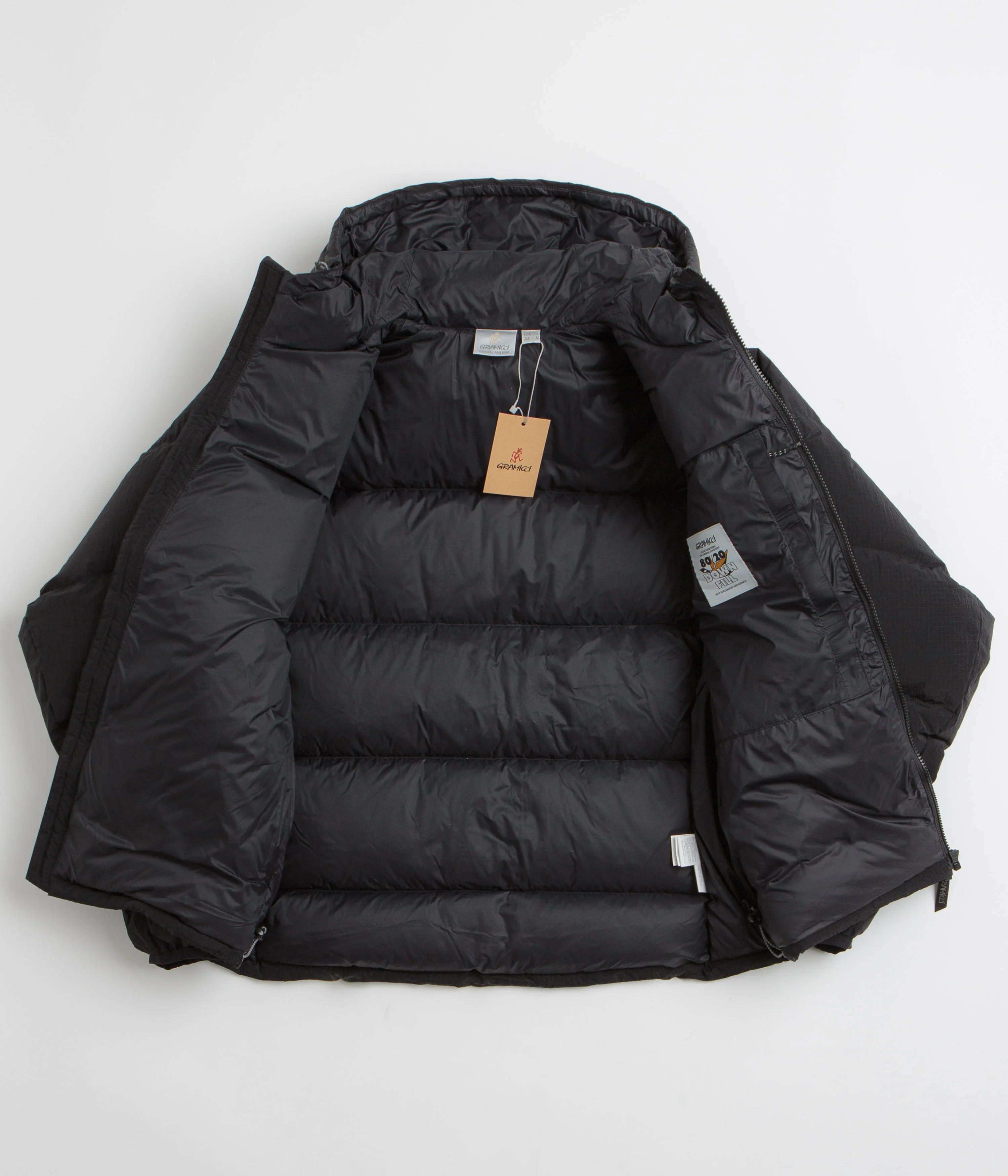 Gramicci Down Hooded Puffer Jacket - Black - Image 2