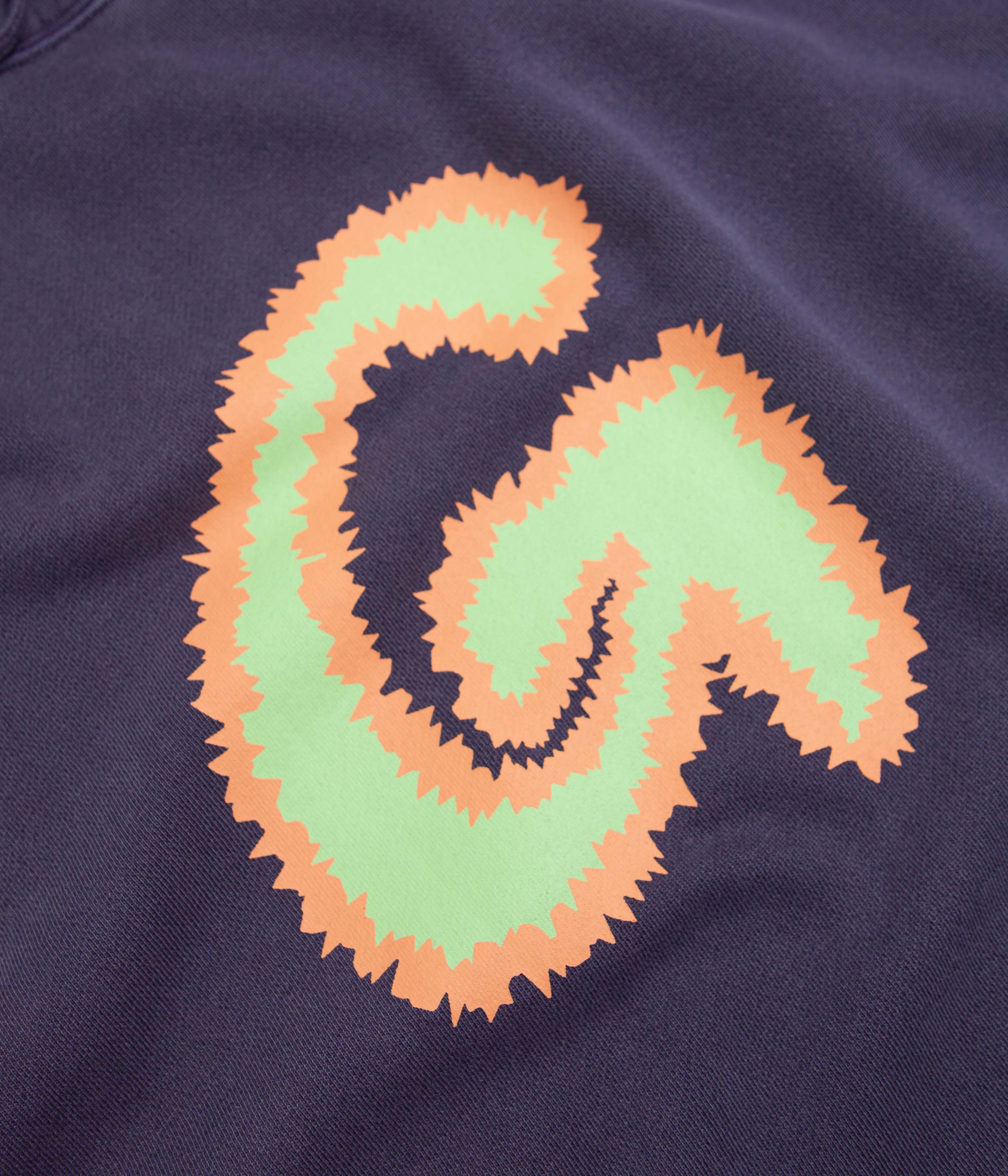 Gramicci Fuzzy G-Logo Hoodie - Navy Pigment - Image 3