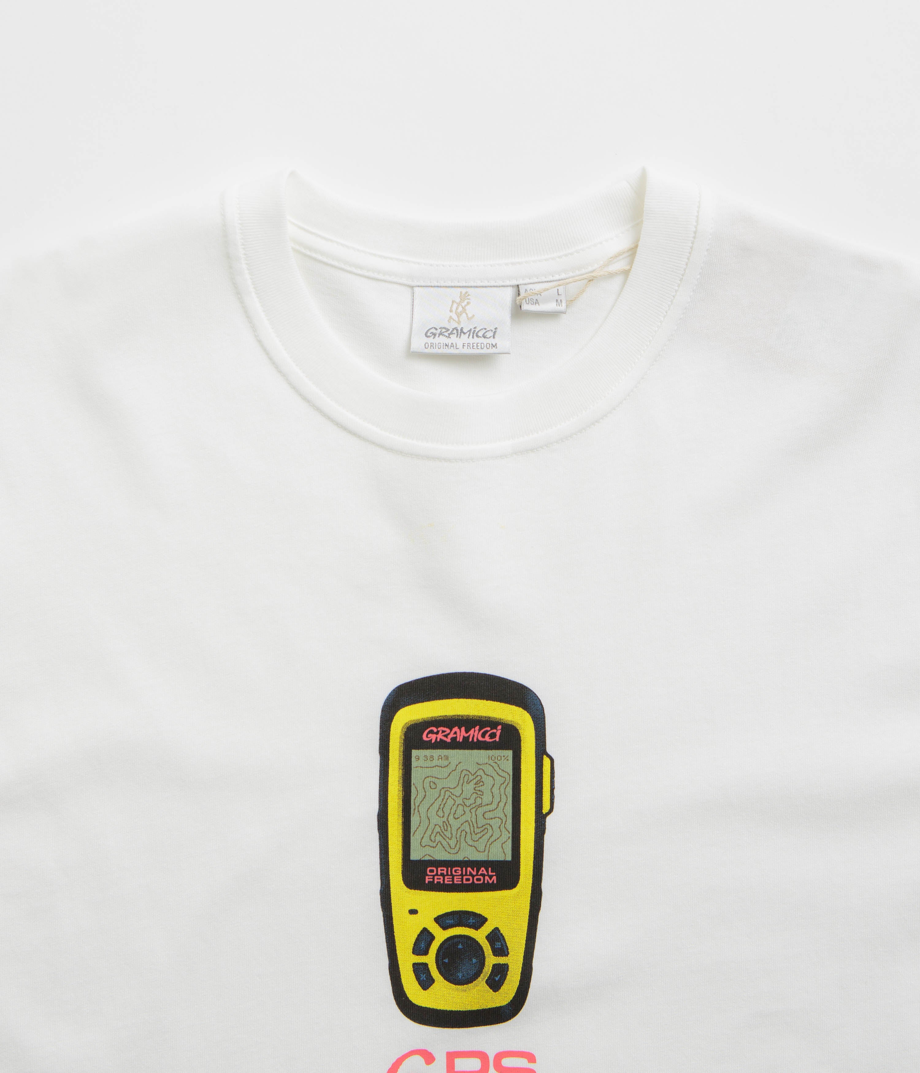 Gramicci GPS T-Shirt - White - Image 3