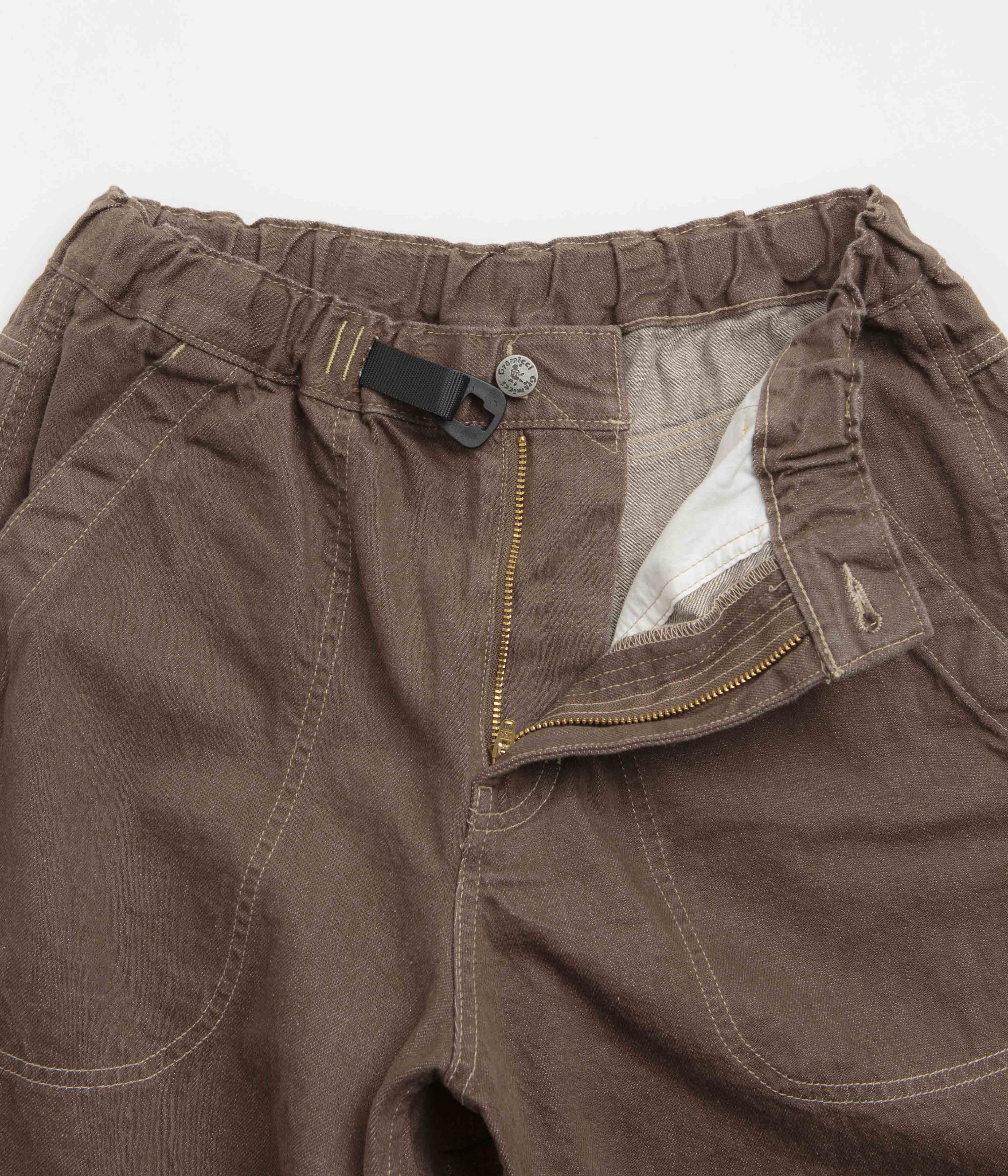 Gramicci Japanese Slub Denim Pants - Amber - Image 6