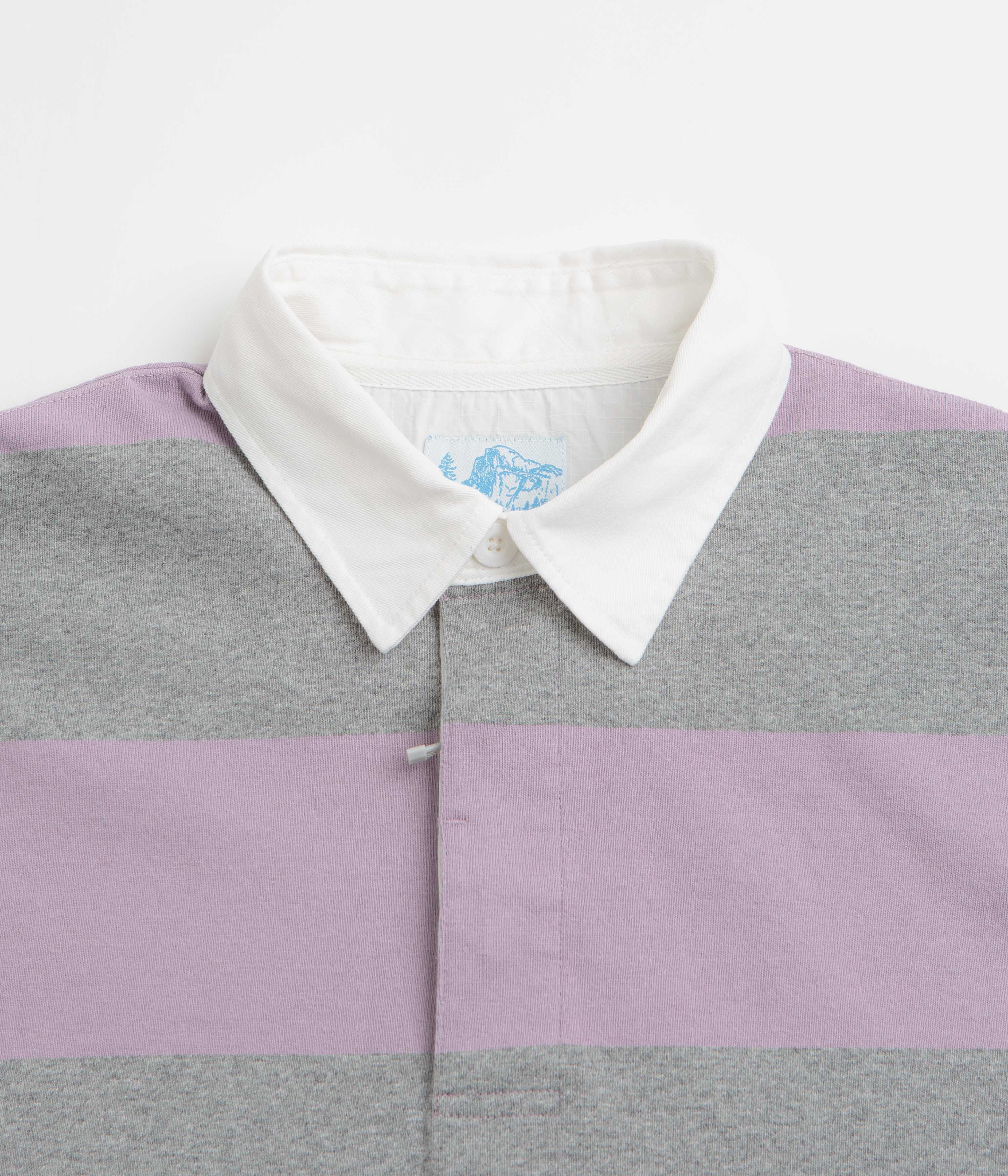 Gramicci Langdon Rugby Shirt - Heather / Purple - Image 2