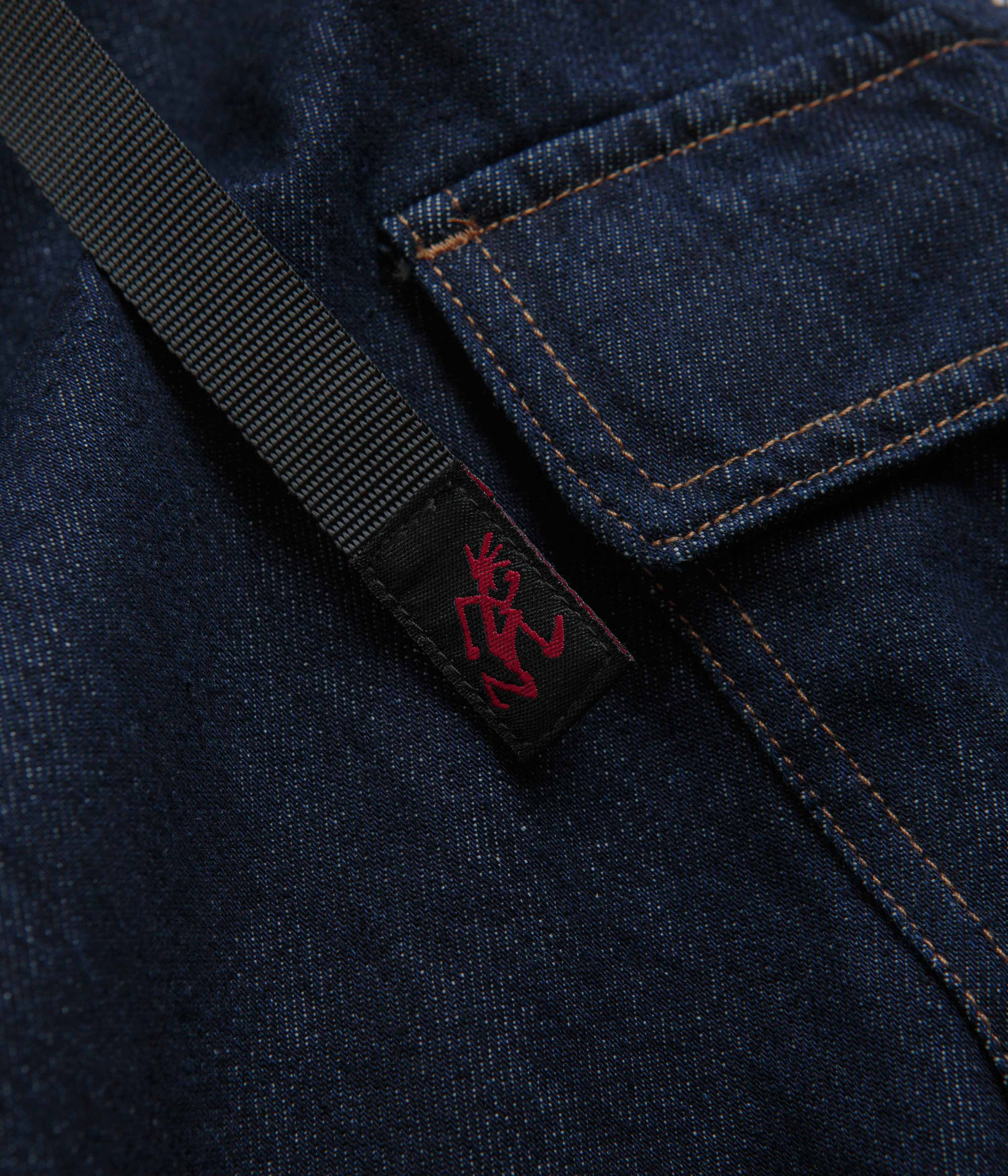 Gramicci Loose Denim Cargo Pants - Dark Indigo - Image 7