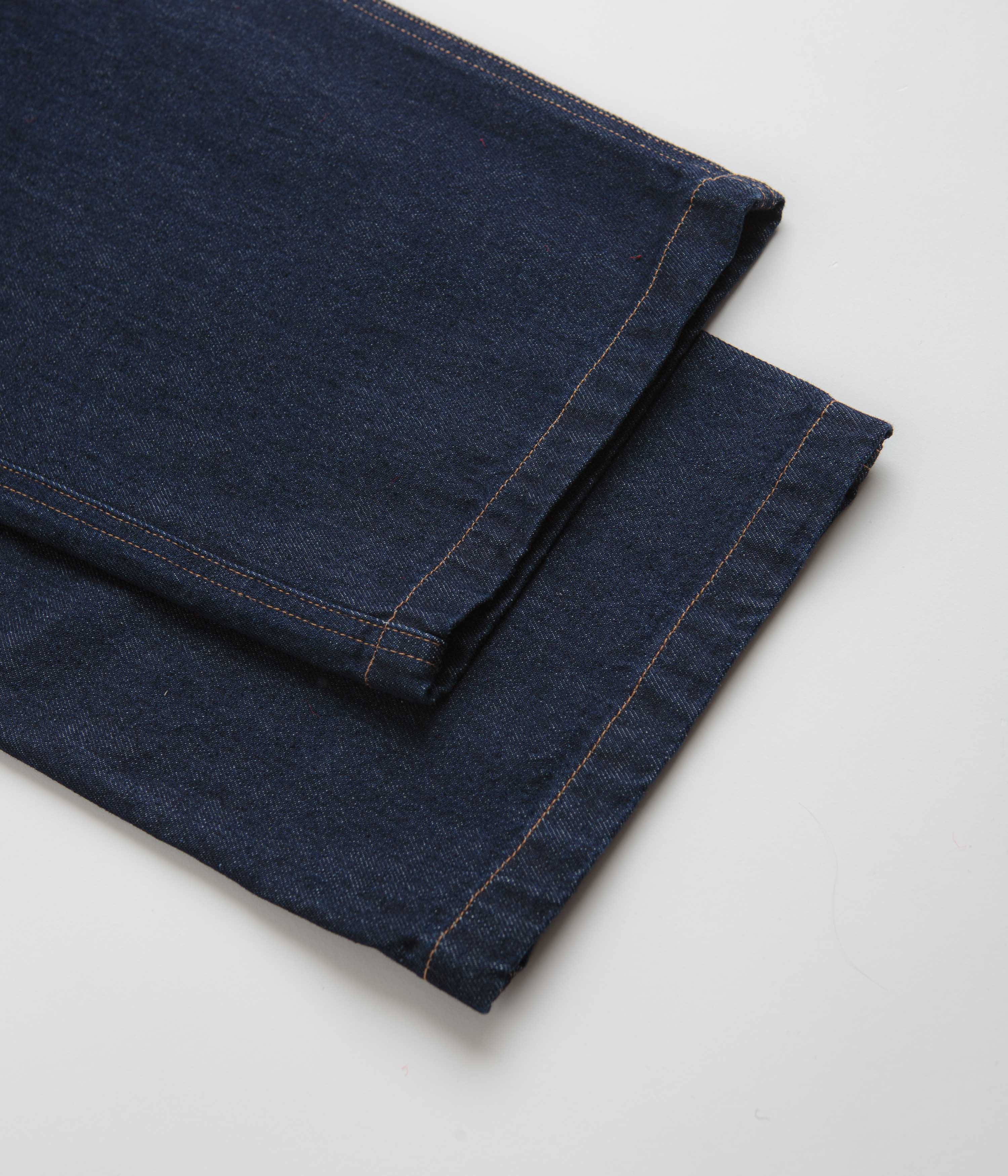 Gramicci Loose Denim Cargo Pants - Dark Indigo - Image 8