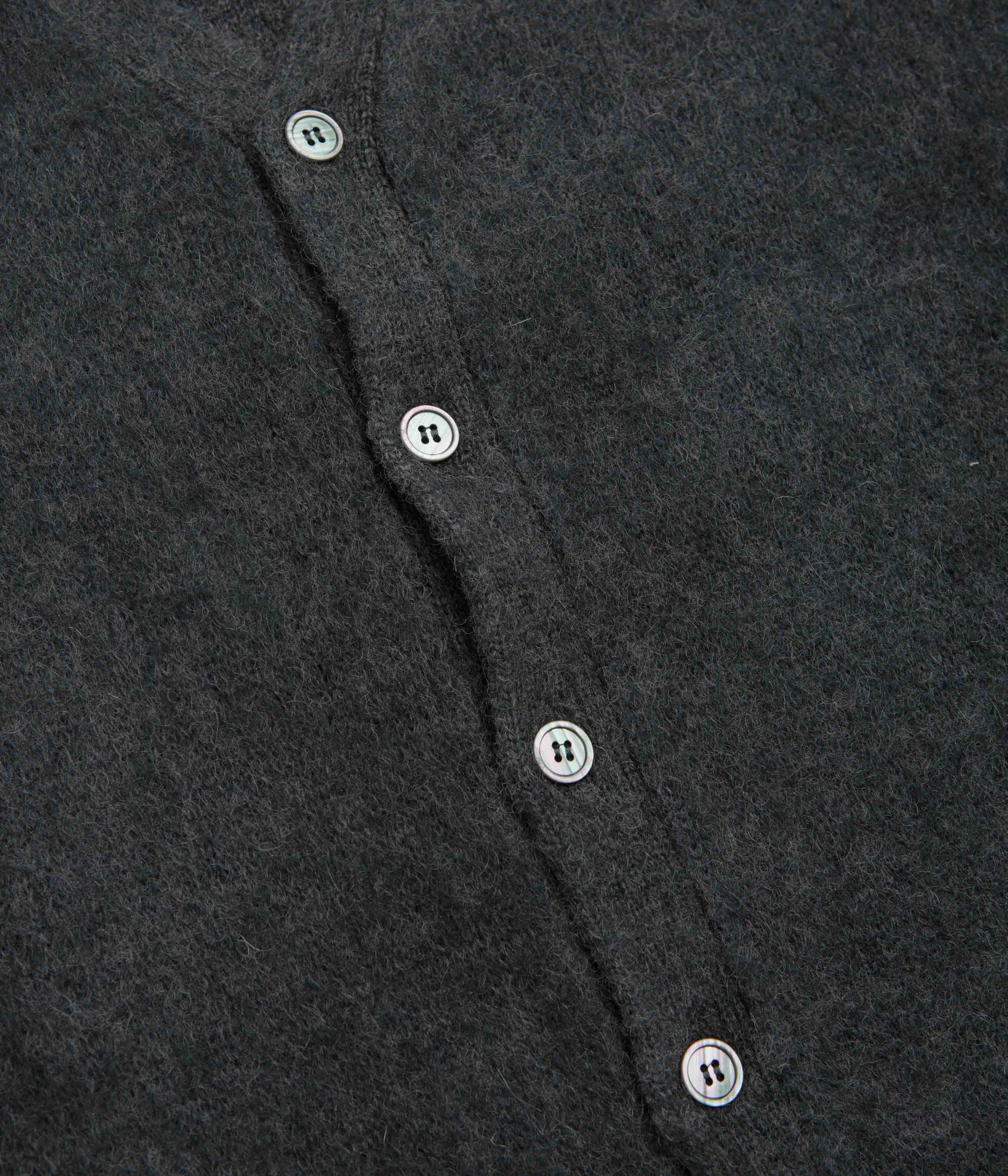 Gramicci Mohair Cardigan - Charcoal - Image 3