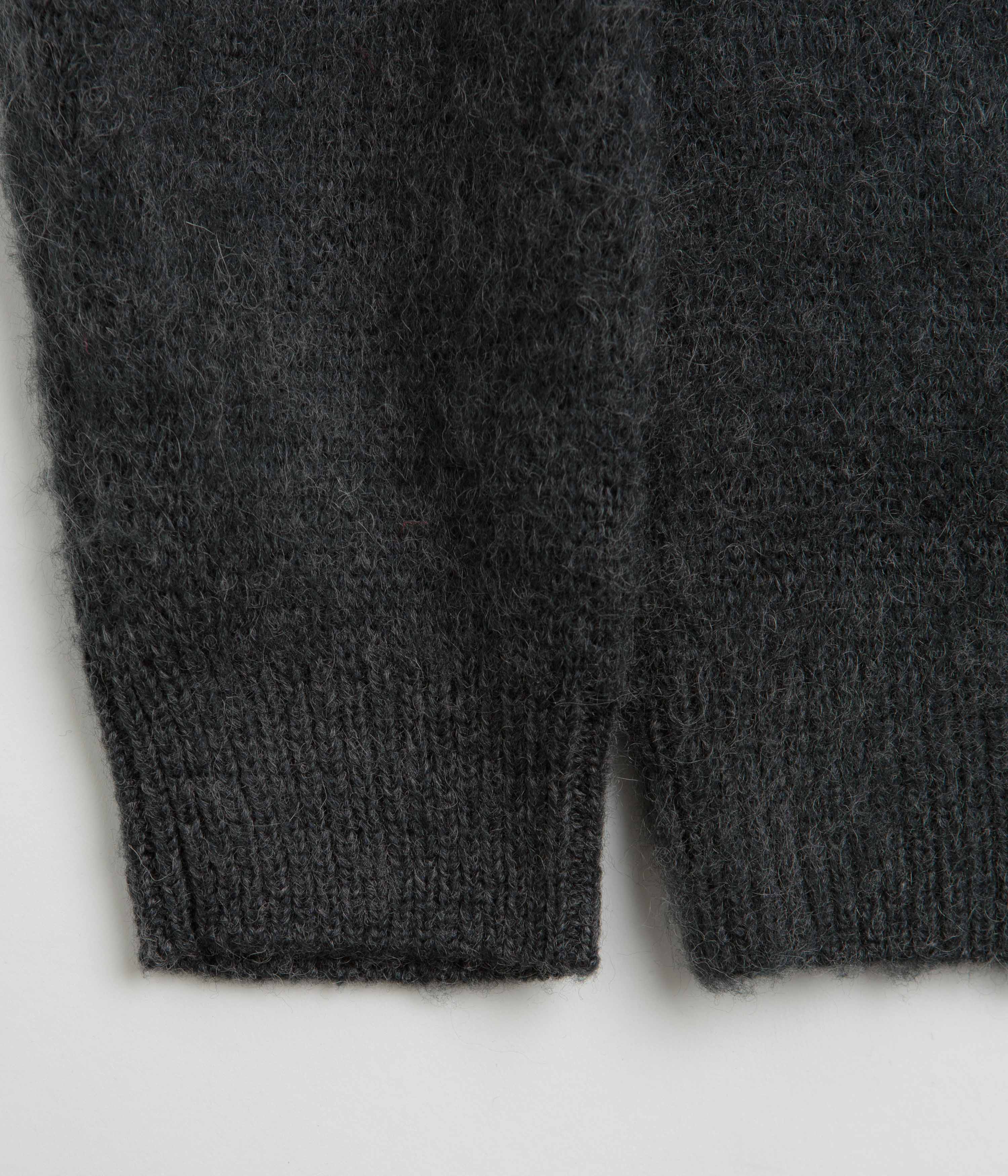 Gramicci Mohair Cardigan - Charcoal - Image 4