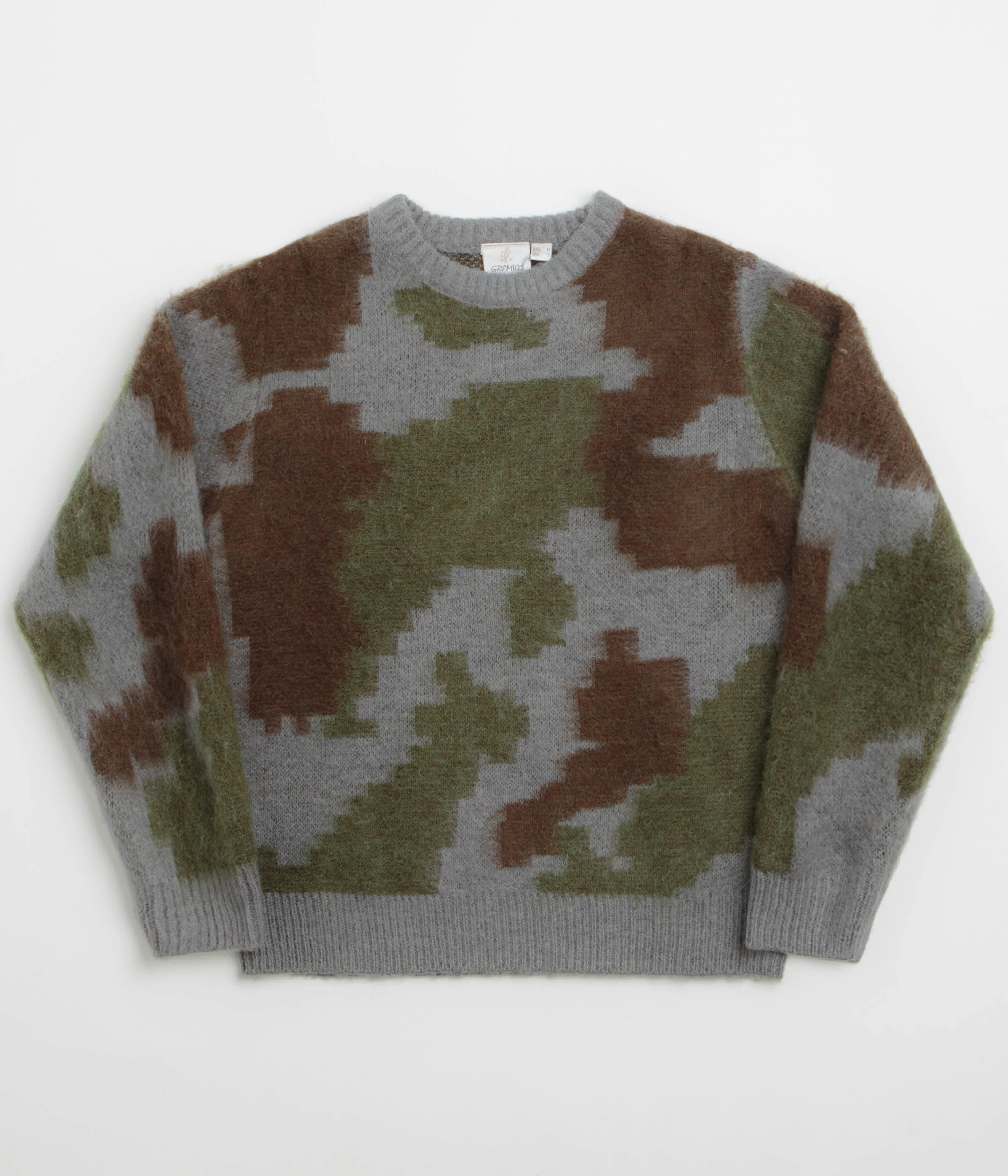 Gramicci Mohair Crewneck Sweatshirt - Jungle Digi Camo