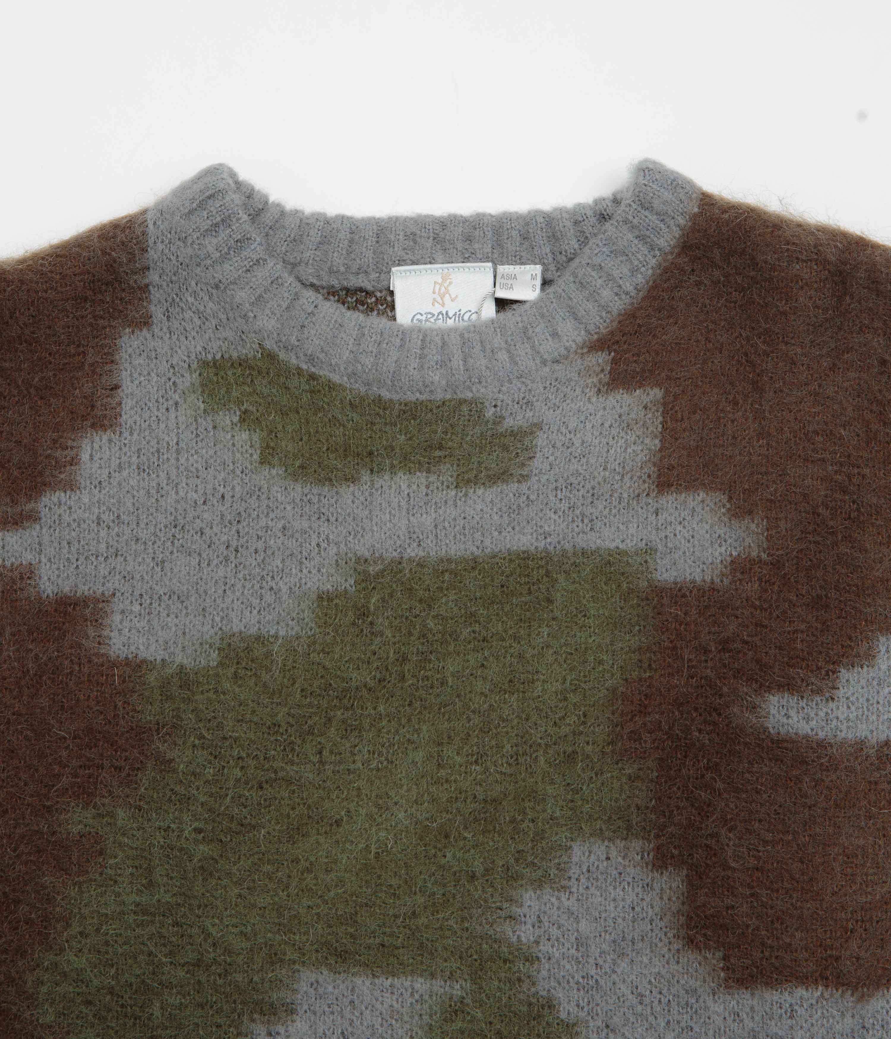Gramicci Mohair Crewneck Sweatshirt - Jungle Digi Camo - Image 2