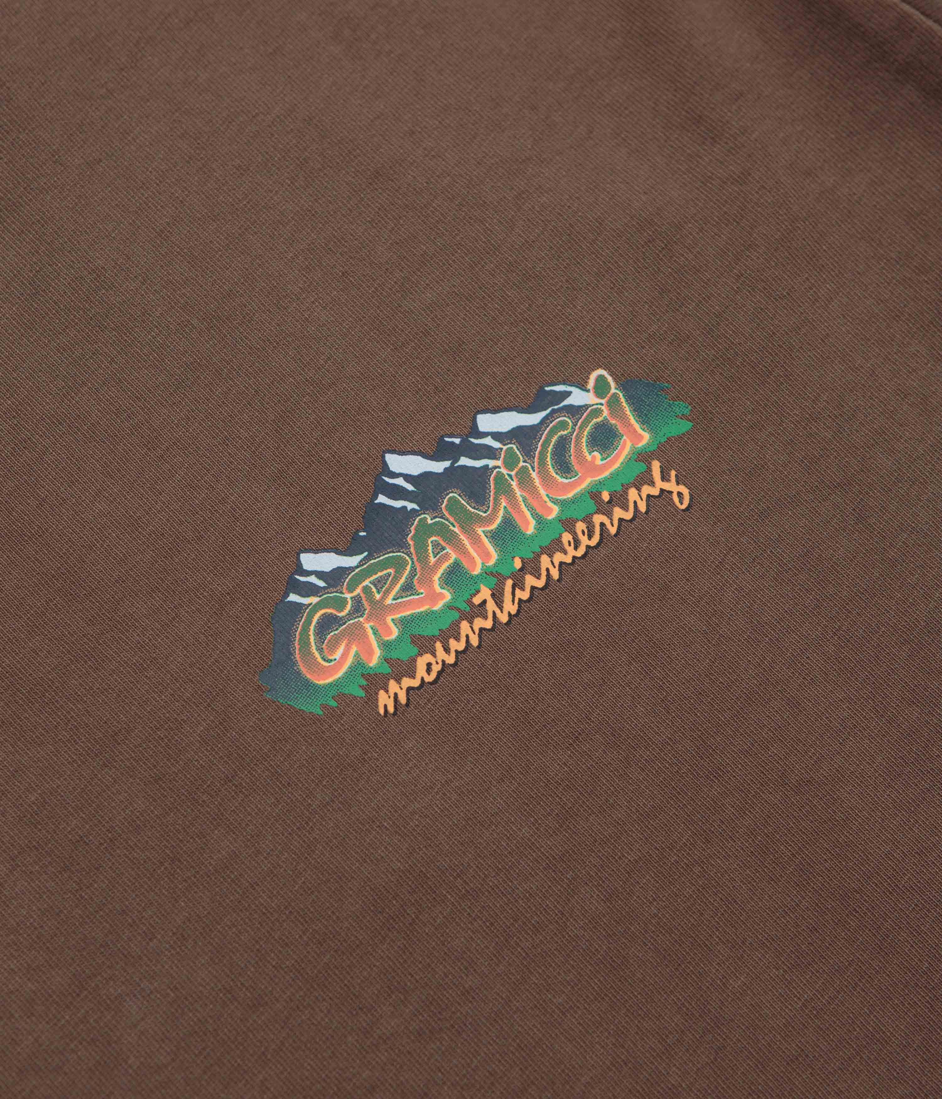 Gramicci Mountaineering T-Shirt - Brown Pigment - Image 5