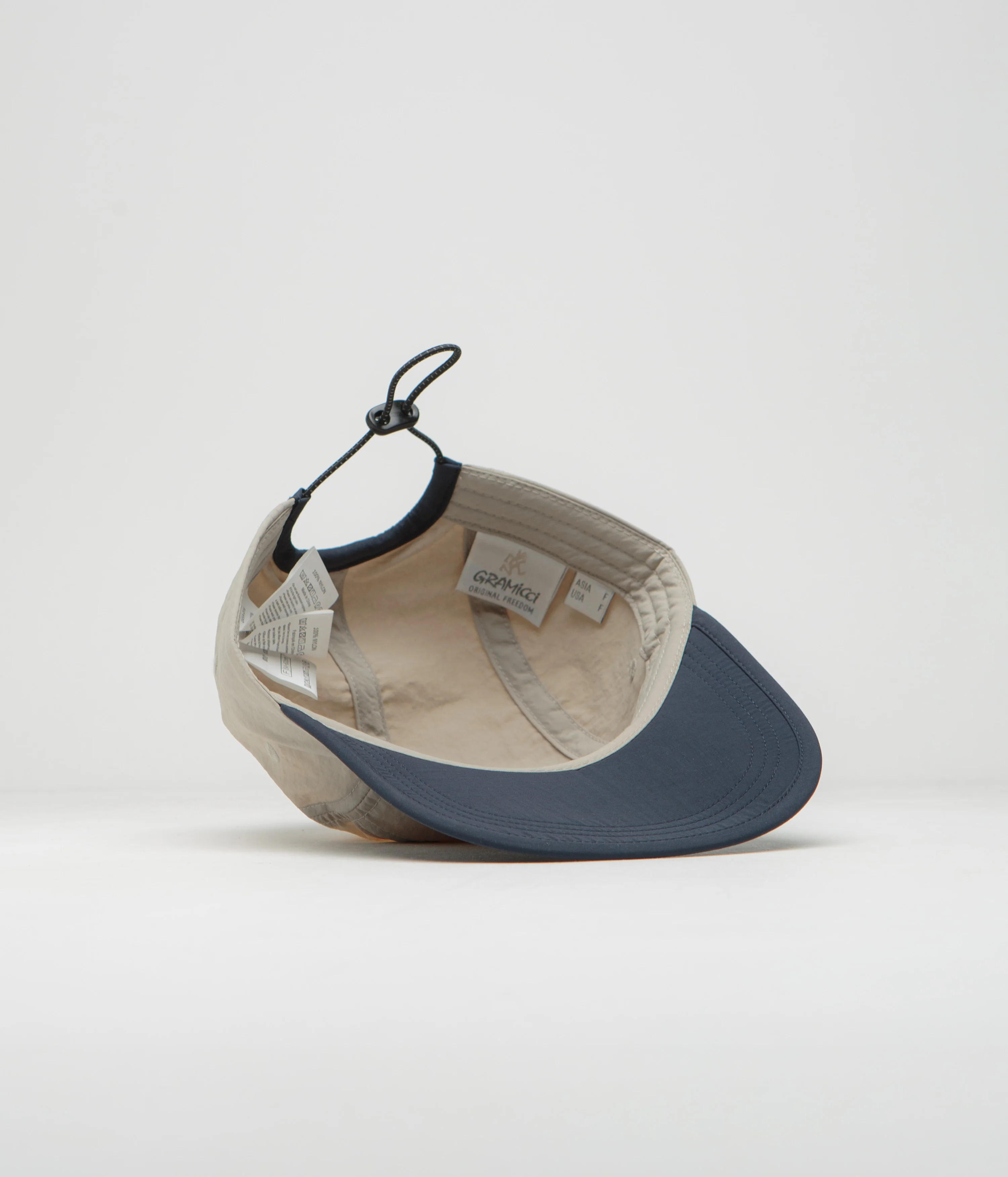 Gramicci Nylon Cap - Sand / Navy - Image 4