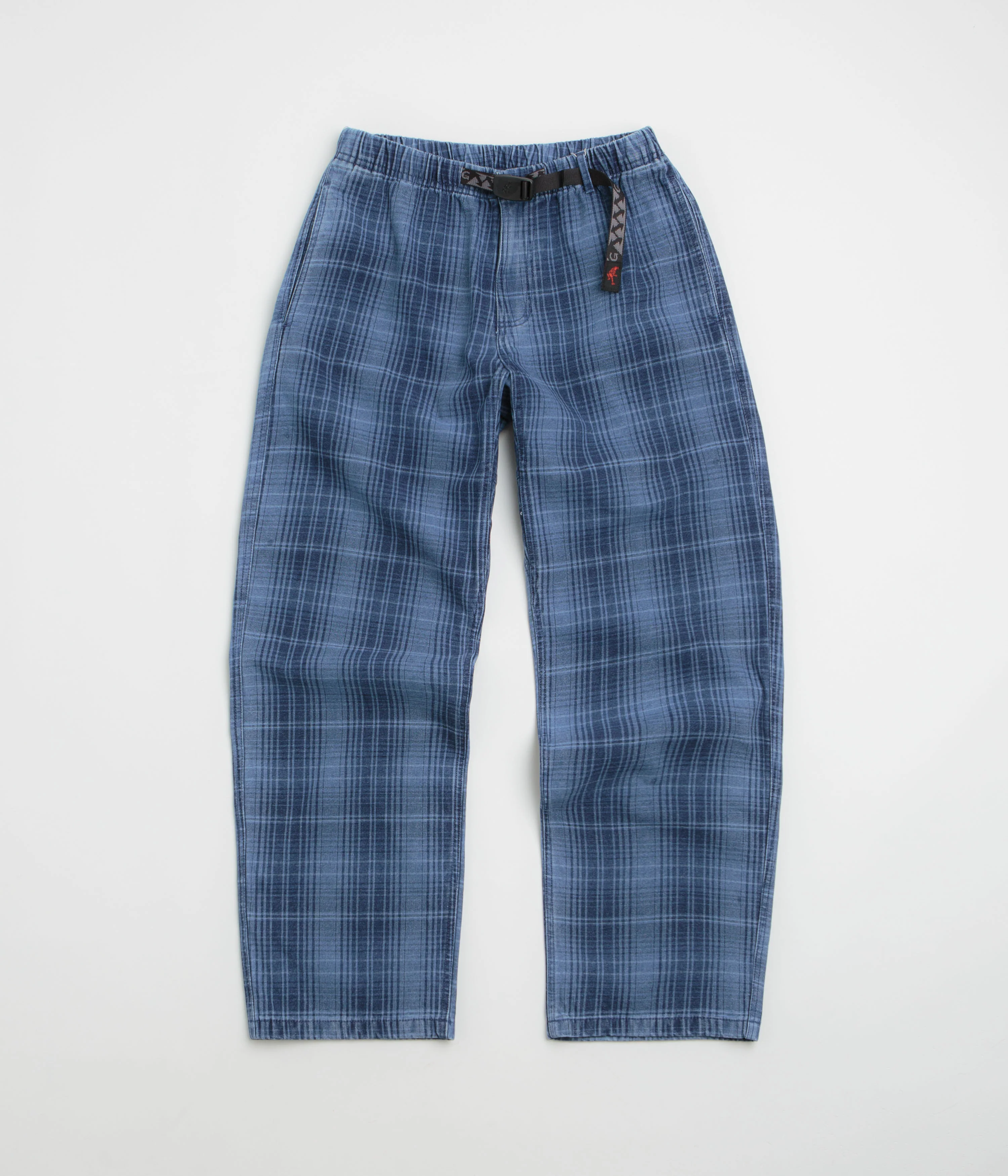 Gramicci O.G. Denim Plaid Pants - Indigo Checkered Plaid