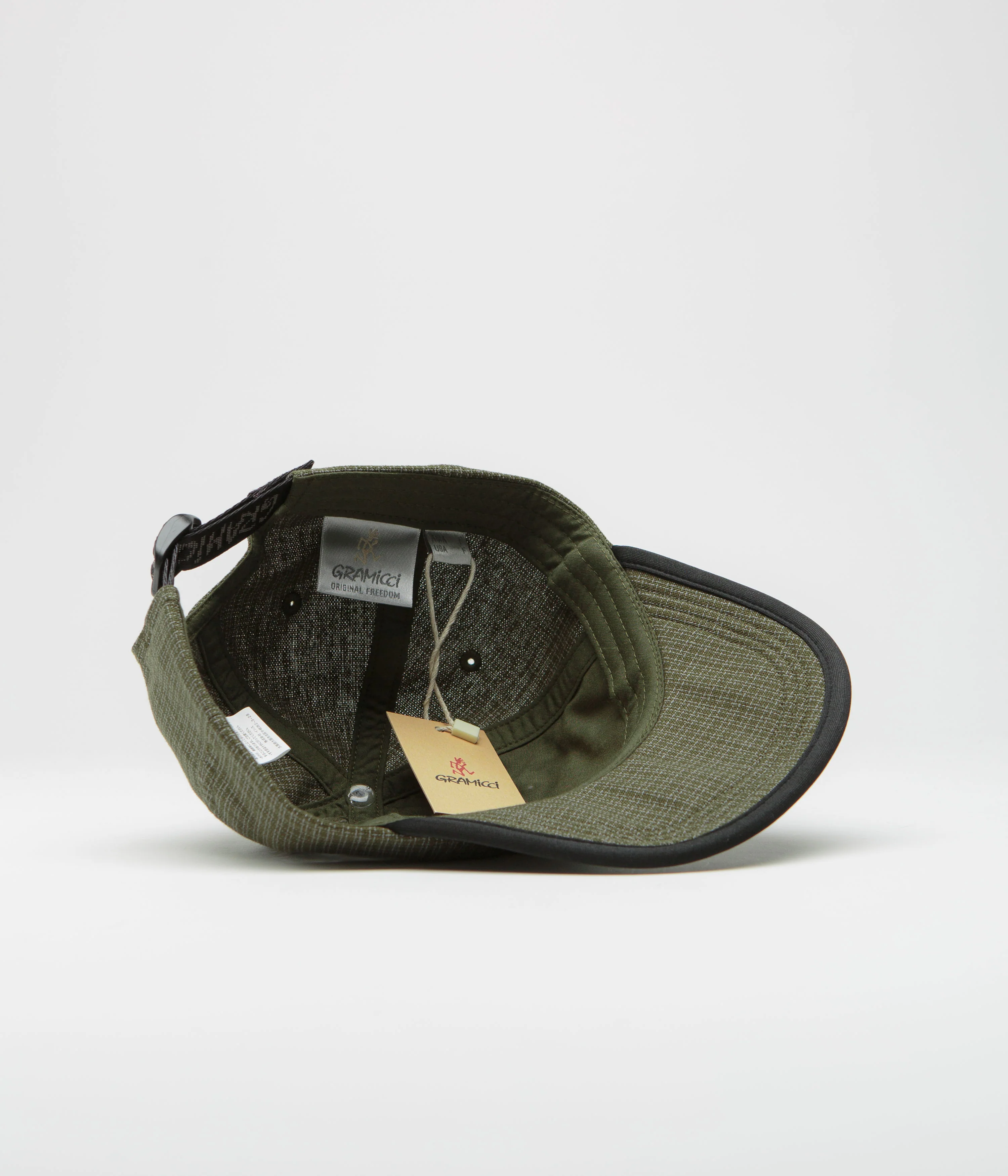 Gramicci O.G. Dyed Woven Dobby Jam Cap - Olive Dyed - Image 4