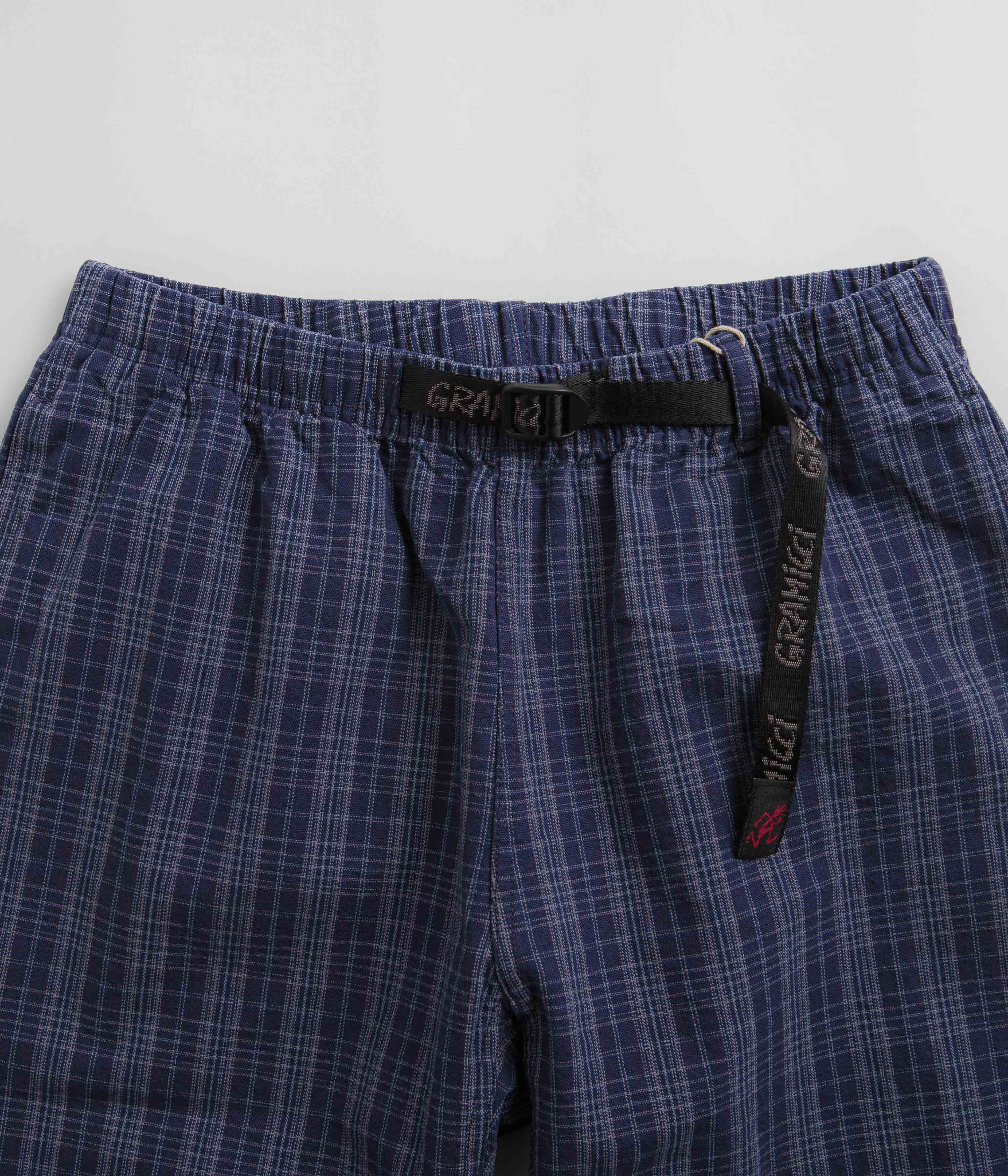 Gramicci OG Yarn Dye Dobby Plaid Jam Pants - Deep Twilight - Image 4